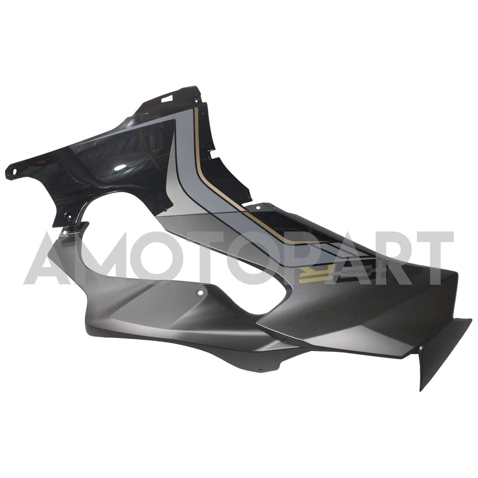Amotopart 2021-2025 Kawasaki ZX10R ZX10RR Black Style4 Fairing Kit