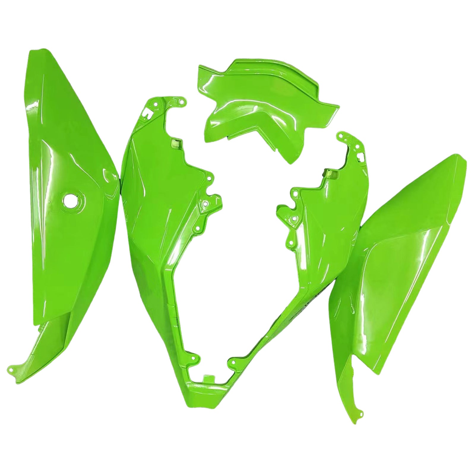 Amotopart 2021-2025 Kawasaki ZX10R ZX10RR Green Fairing Kit
