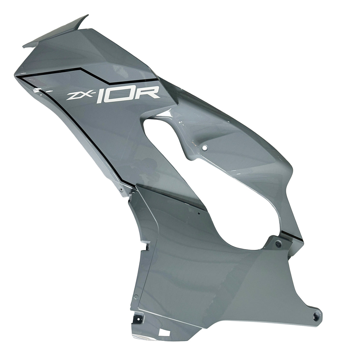Amotopart 2021-2025 Kawasaki ZX10R ZX10RR Gray Fairing Kit