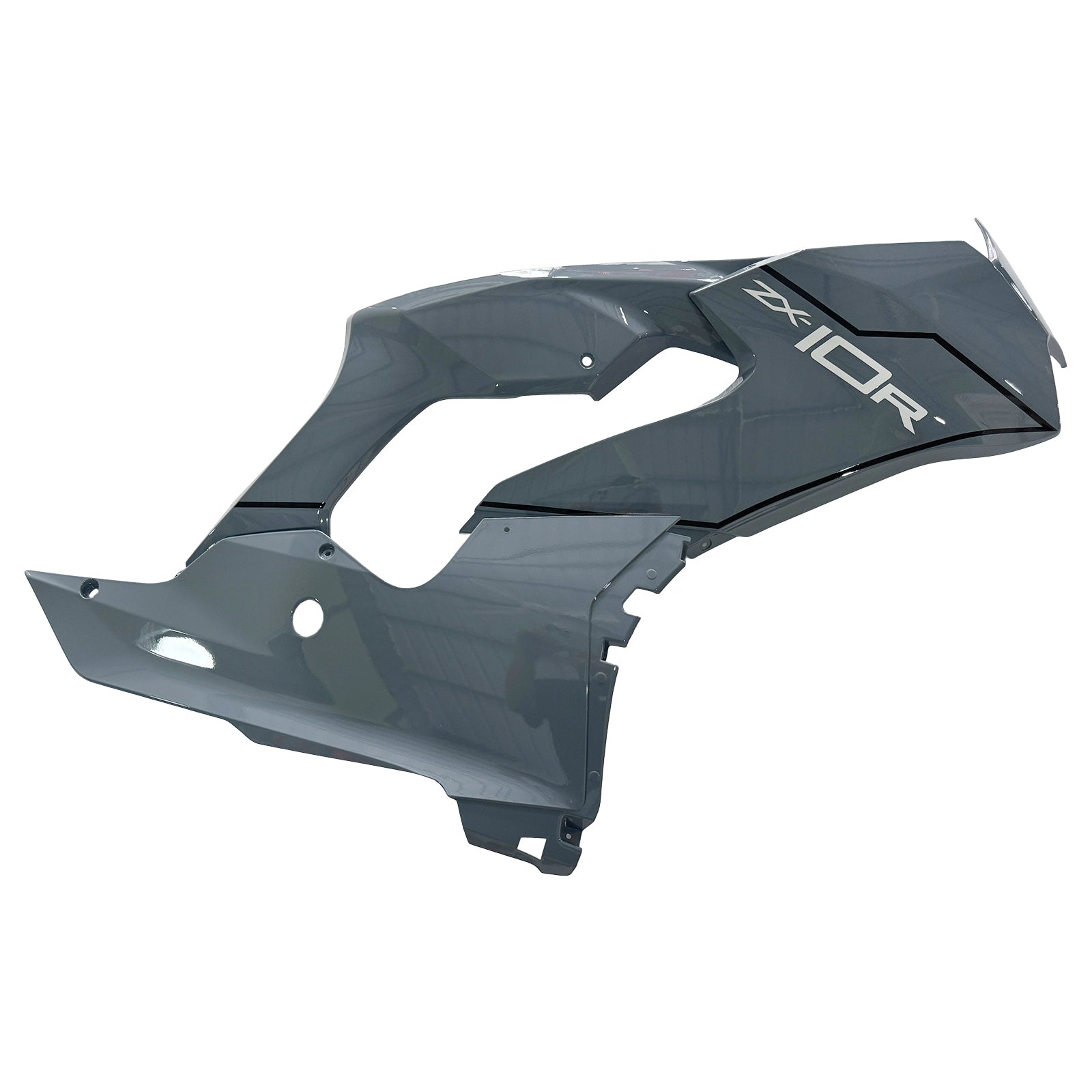 Amotopart 2021-2025 Kawasaki ZX10R ZX10RR Gray Fairing Kit