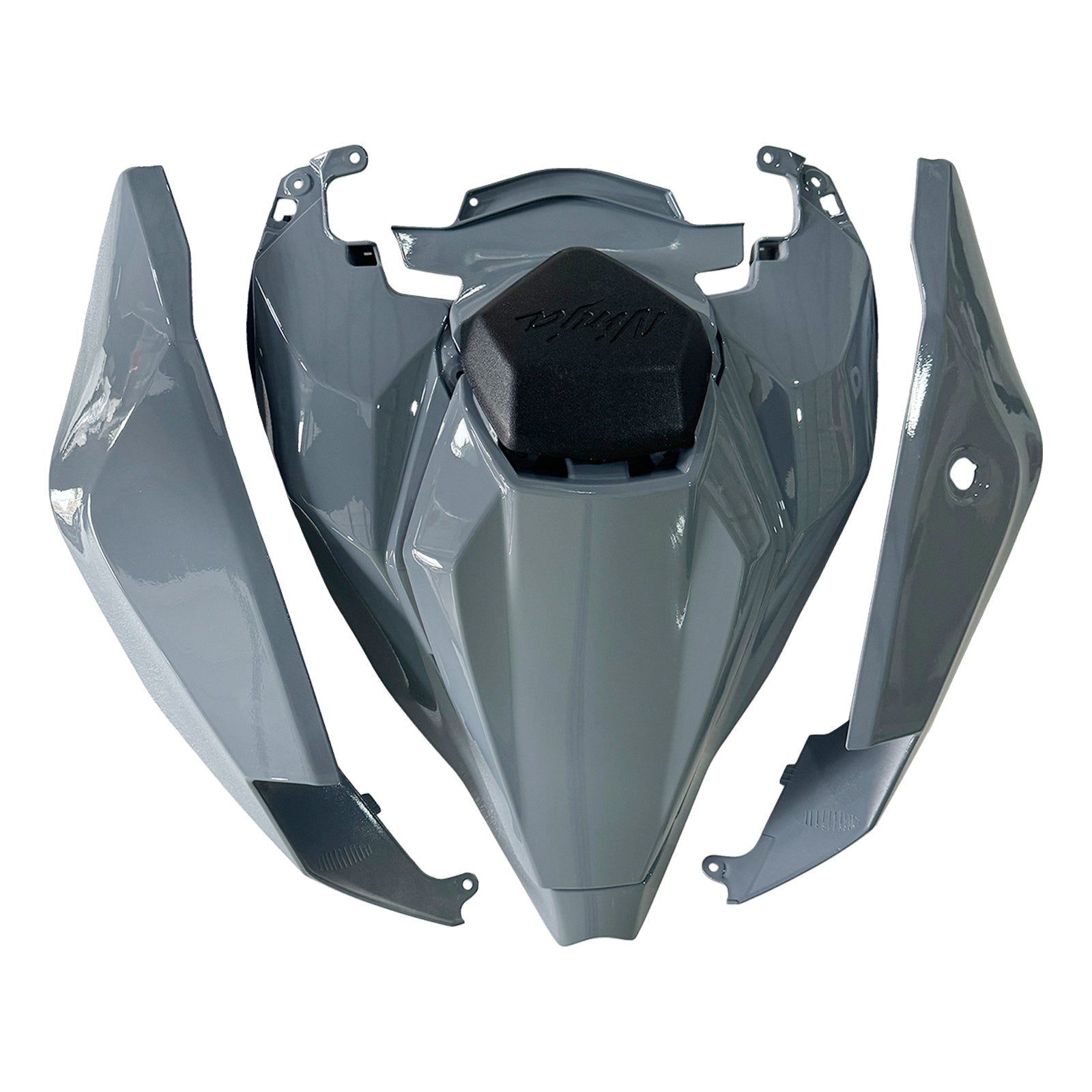 Amotopart 2021-2025 Kawasaki ZX10R ZX10RR Gray Fairing Kit