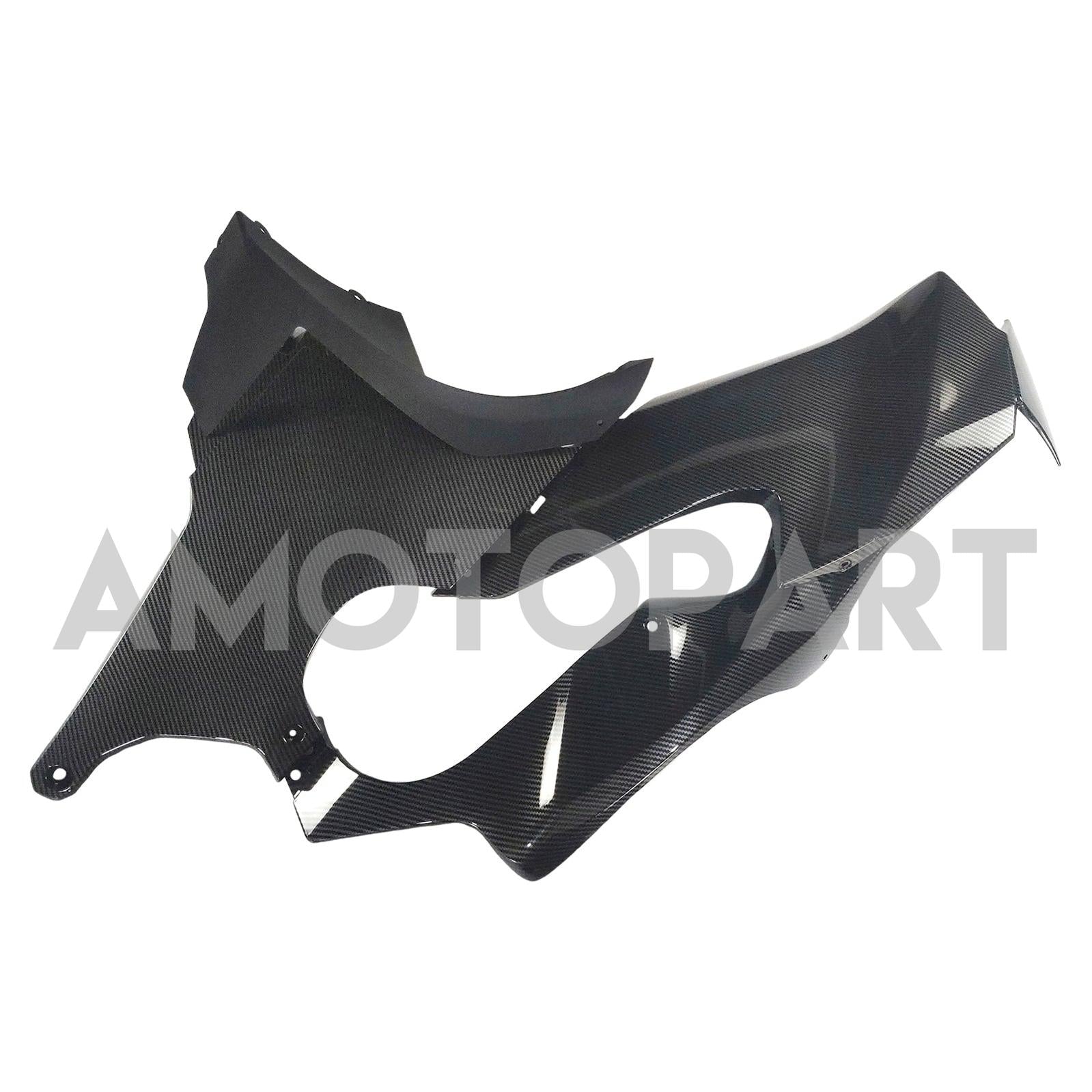 AMOTOPART 2021-2025 KAWASAKI ZX10R ZX10RR COBOL FIBER GLOSSY Black Fairing Kit