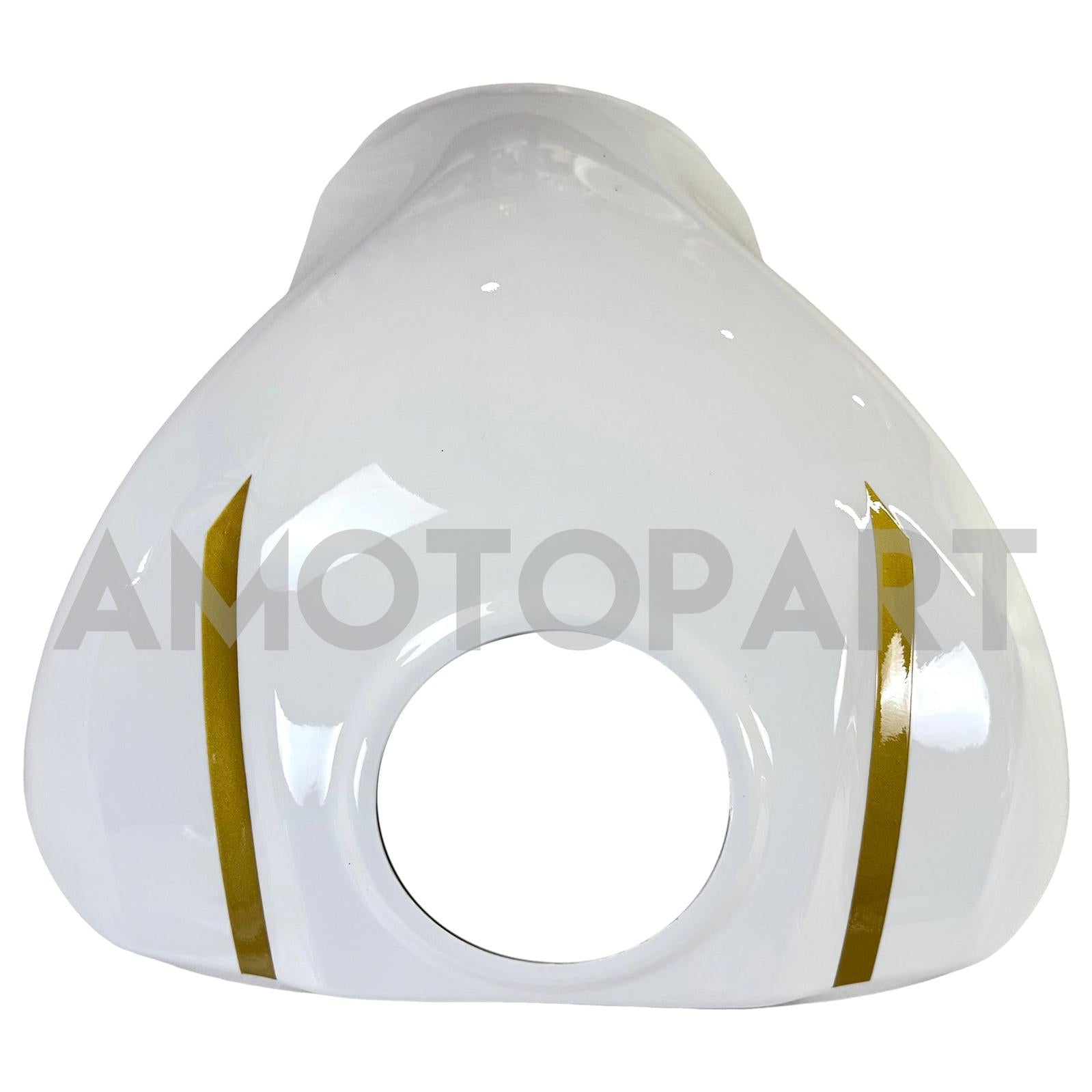 Amotopart 2021-2024 Kawasaki ZX10R ZX10RR 光沢のあるホワイト フェアリングキット