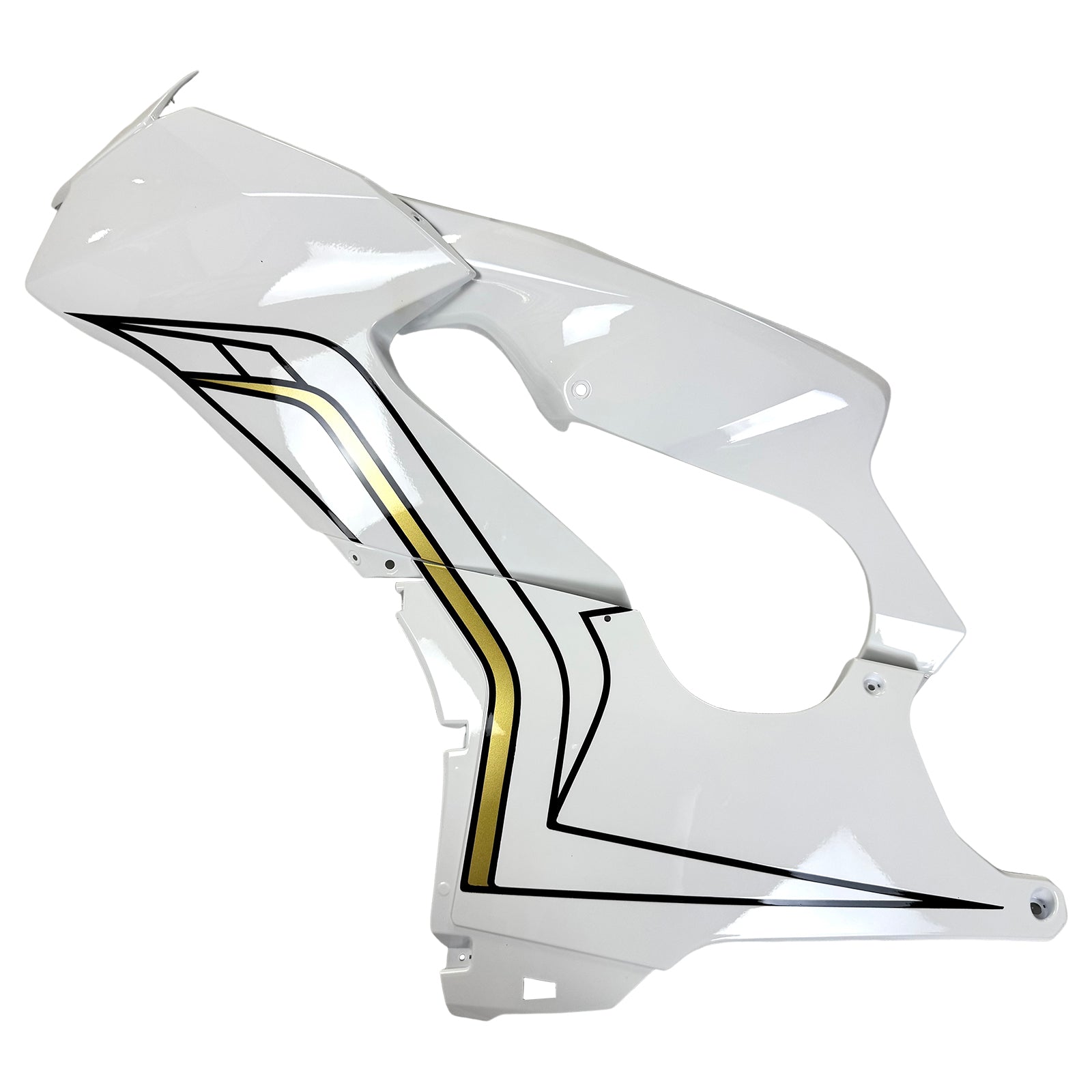 Amotopart 2021-2025 Kawasaki ZX10R ZX10RR Glossy White Fairing Kit