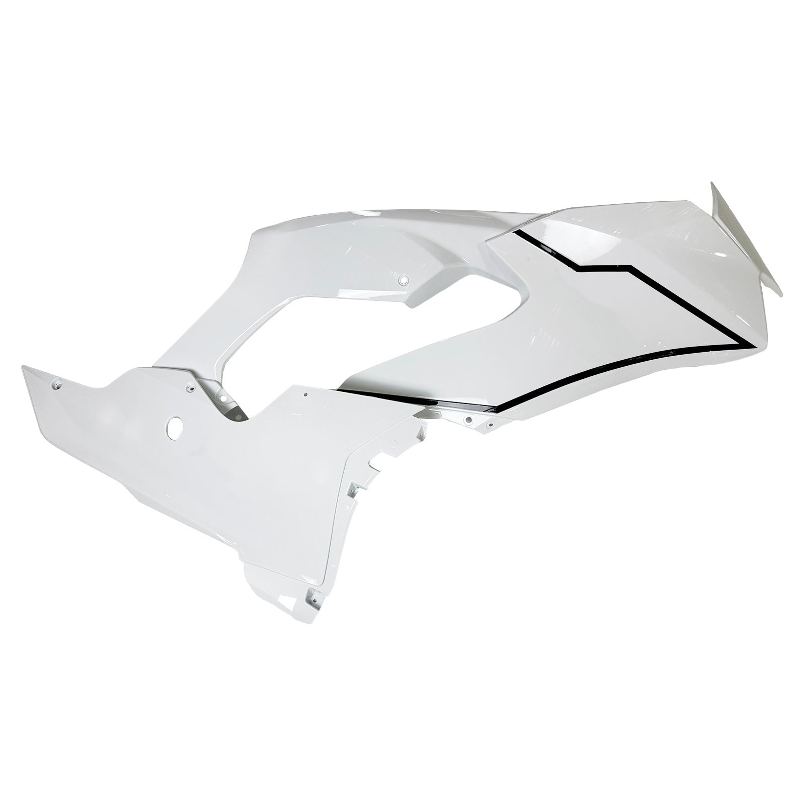 Amotopart 2021-2024 Kawasaki ZX 10RR ZX 10R Kit de carenado blanco negro