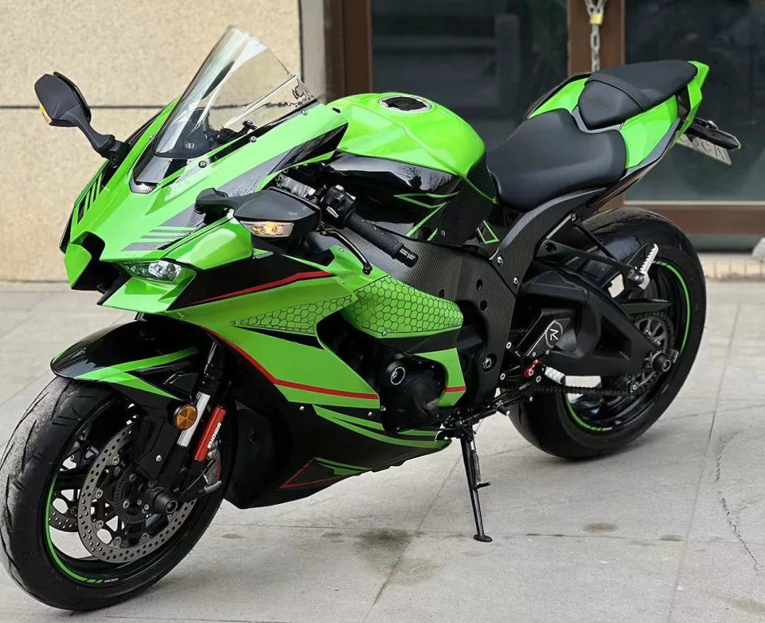 Amotopart 2021-2025 Kawasaki ZX 10RR ZX 10R Black Red Green Fairing Kit