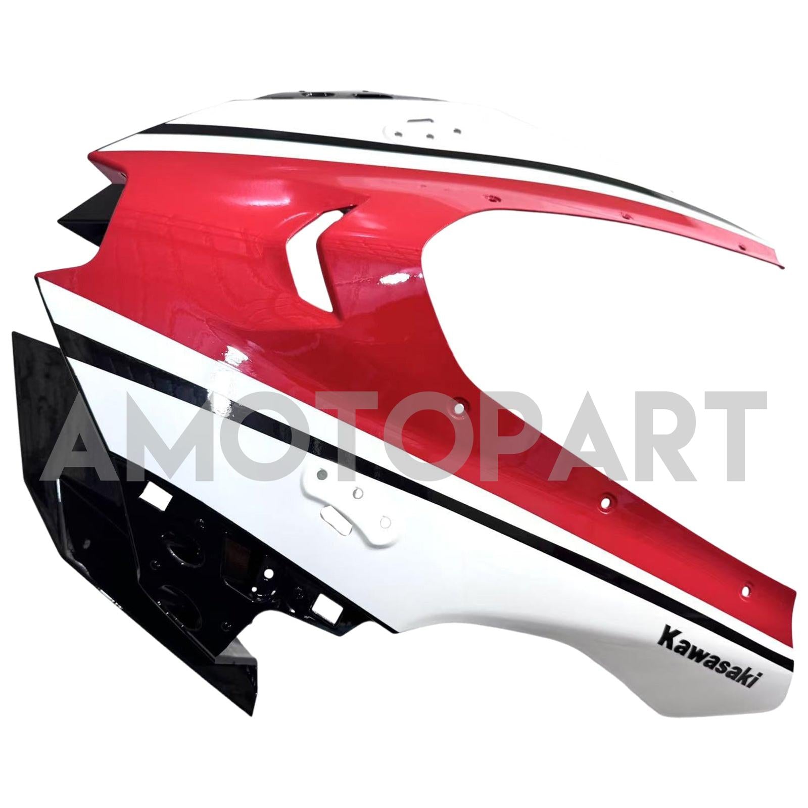 Amotopart 2021-2025 Kawasaki ZX 10RR ZX 10R Black Red White Kit