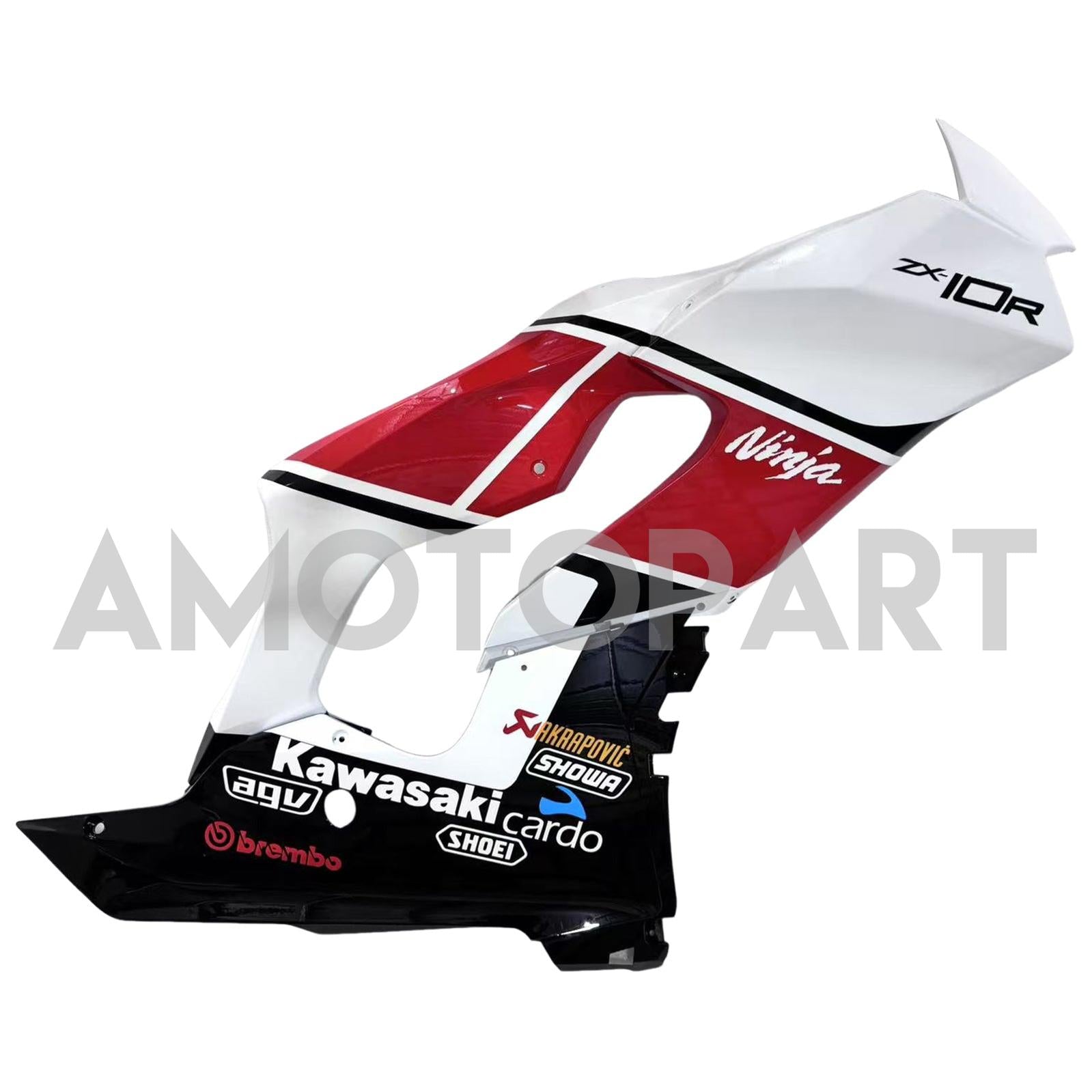 Amotopart 2021-2025 Kawasaki ZX 10RR ZX 10R Black Red White Kit