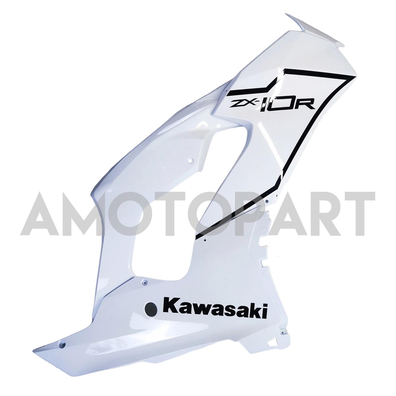 Amotopart 2021-2025 KAWASAKI ZX 10RR ZX 10R Glossy Black White Beurskit