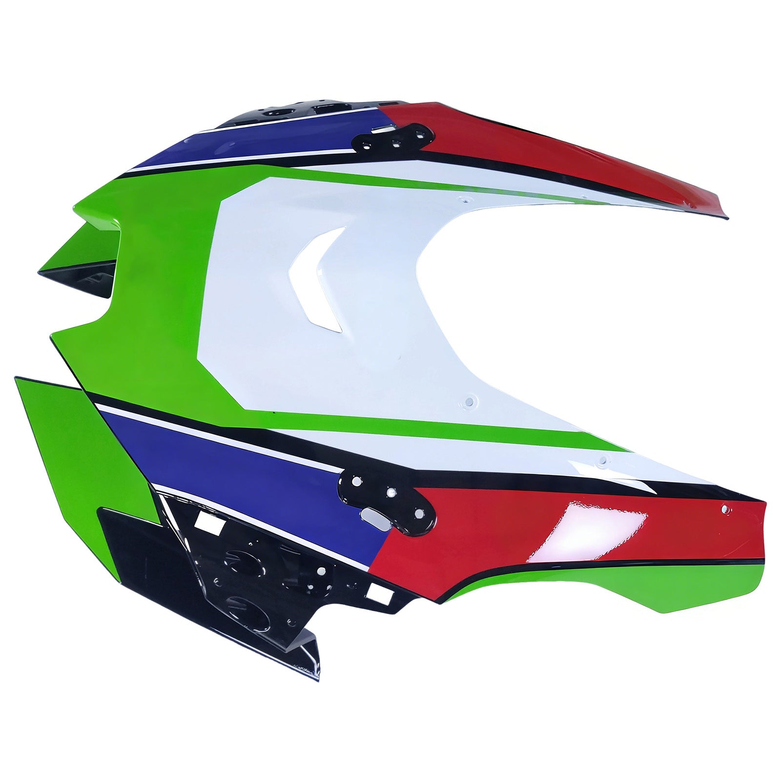Amotopart 2021-2025 ZX-10R ZX-10RR Kawasaki Green&White Fairing Kit