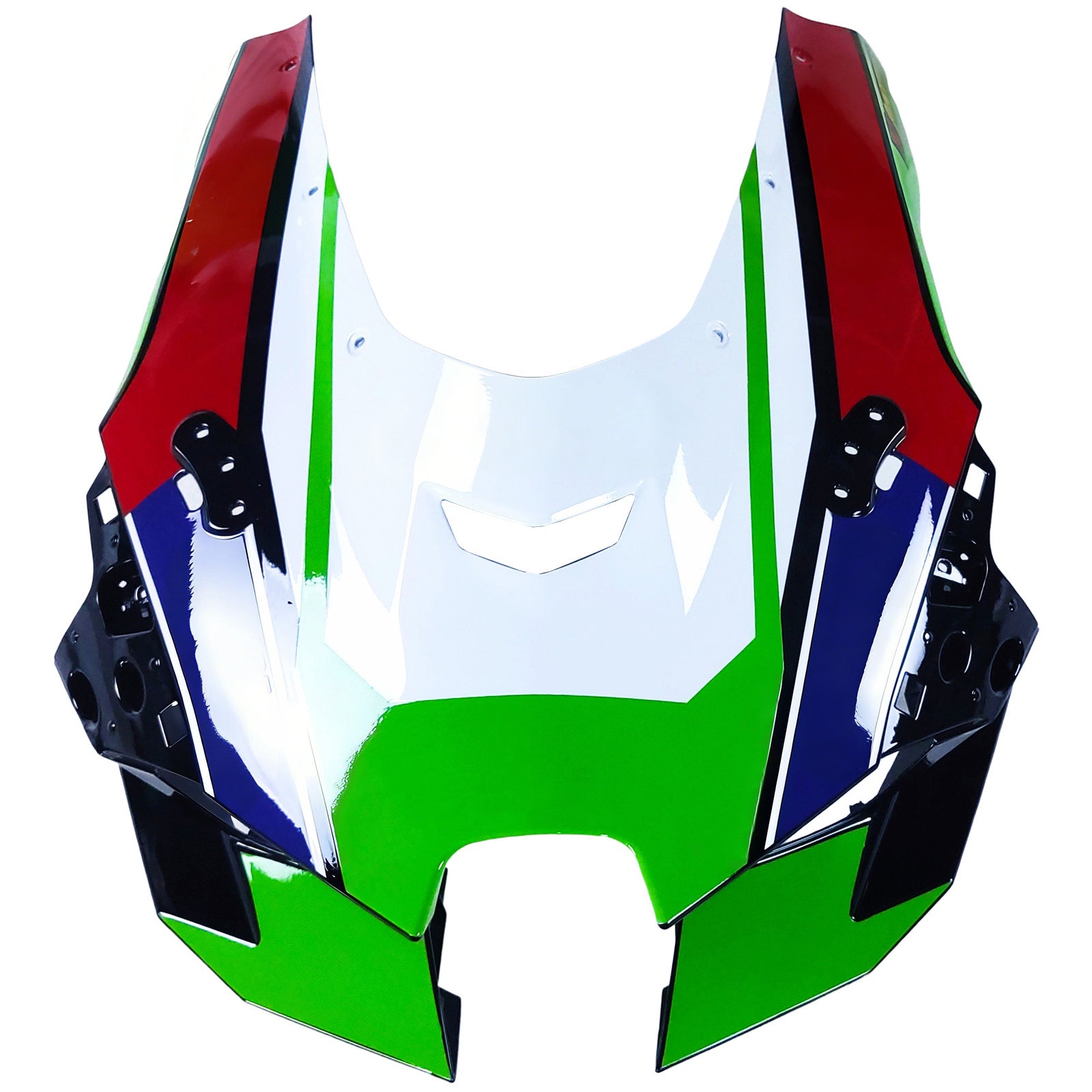 Amotopart 2021-2025 ZX-10R ZX-10RR Kawasaki Green&White Fairing Kit