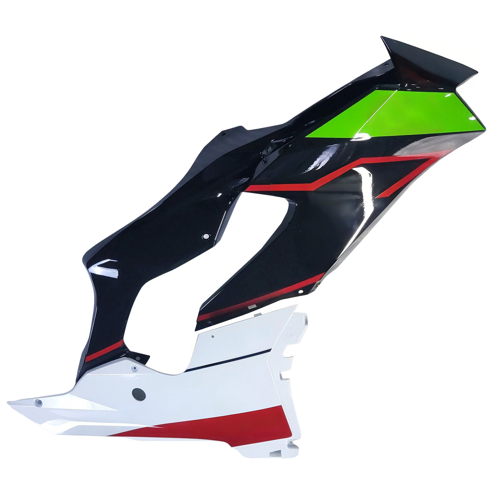 Amotopart 2021-2025 ZX-10R ZX-10RR Kawasaki Green&White Fairing Kit
