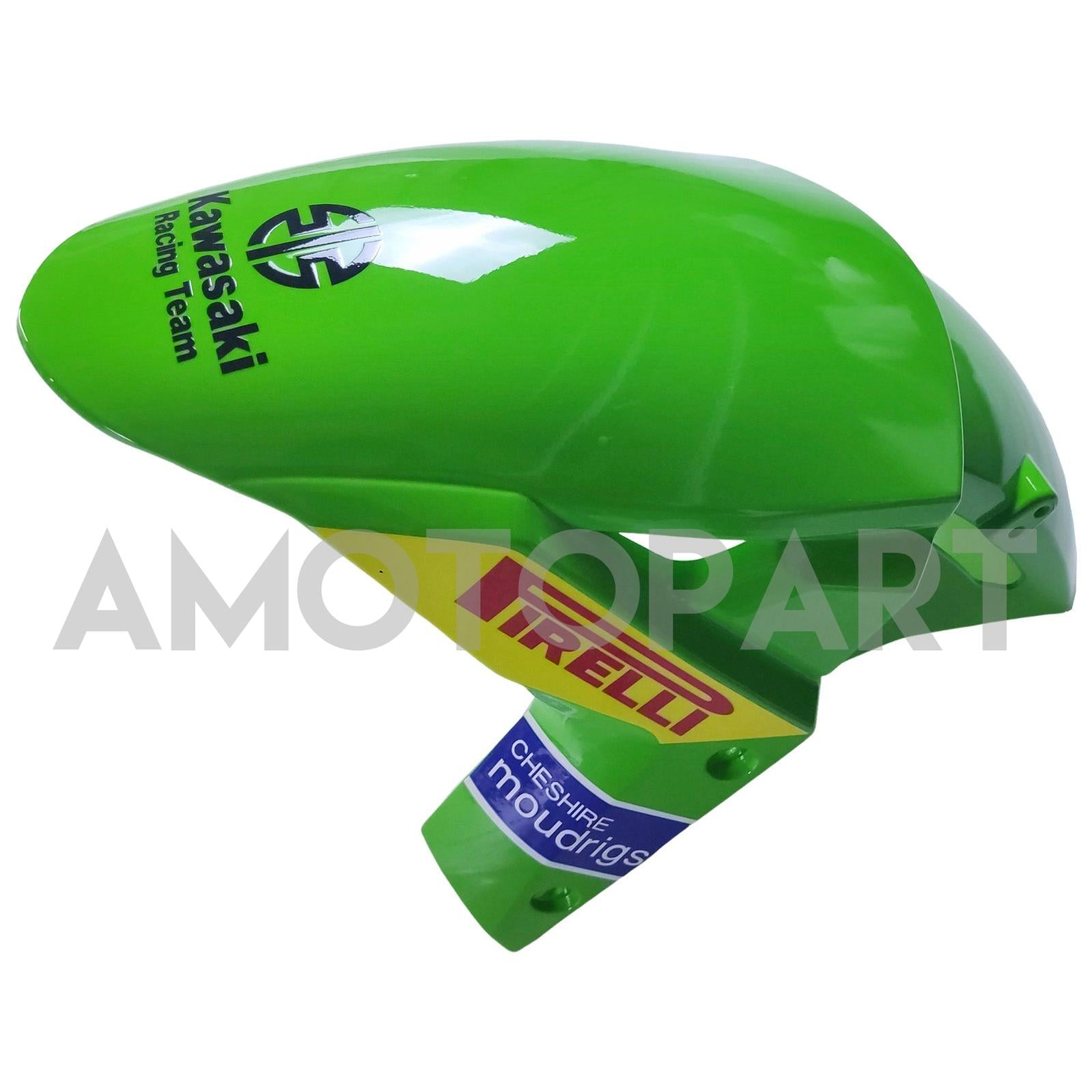 Amotopart 2021-2025 ZX-10R ZX-10RR KAWASAKI GREEN & WHITE RAKING KIT