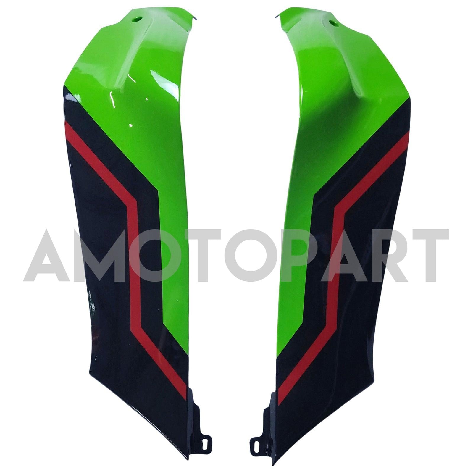Amotopart 2021-2025 ZX-10R ZX-10RR KAWASAKI GREEN & WHITE RAKING KIT