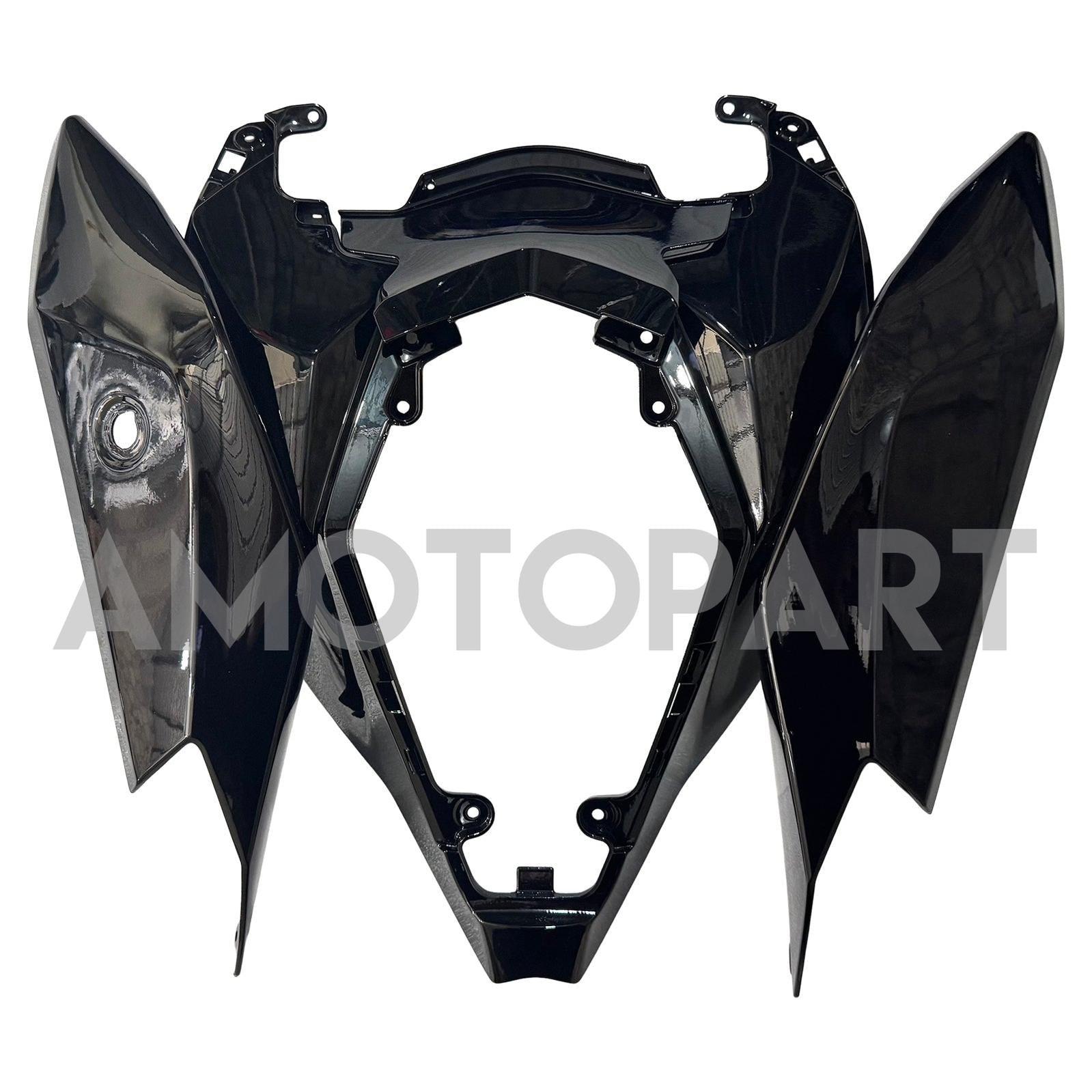 Amotopart 2021-2025 Kawasaki ZX14R ZZR1400 Black Fairing Kit
