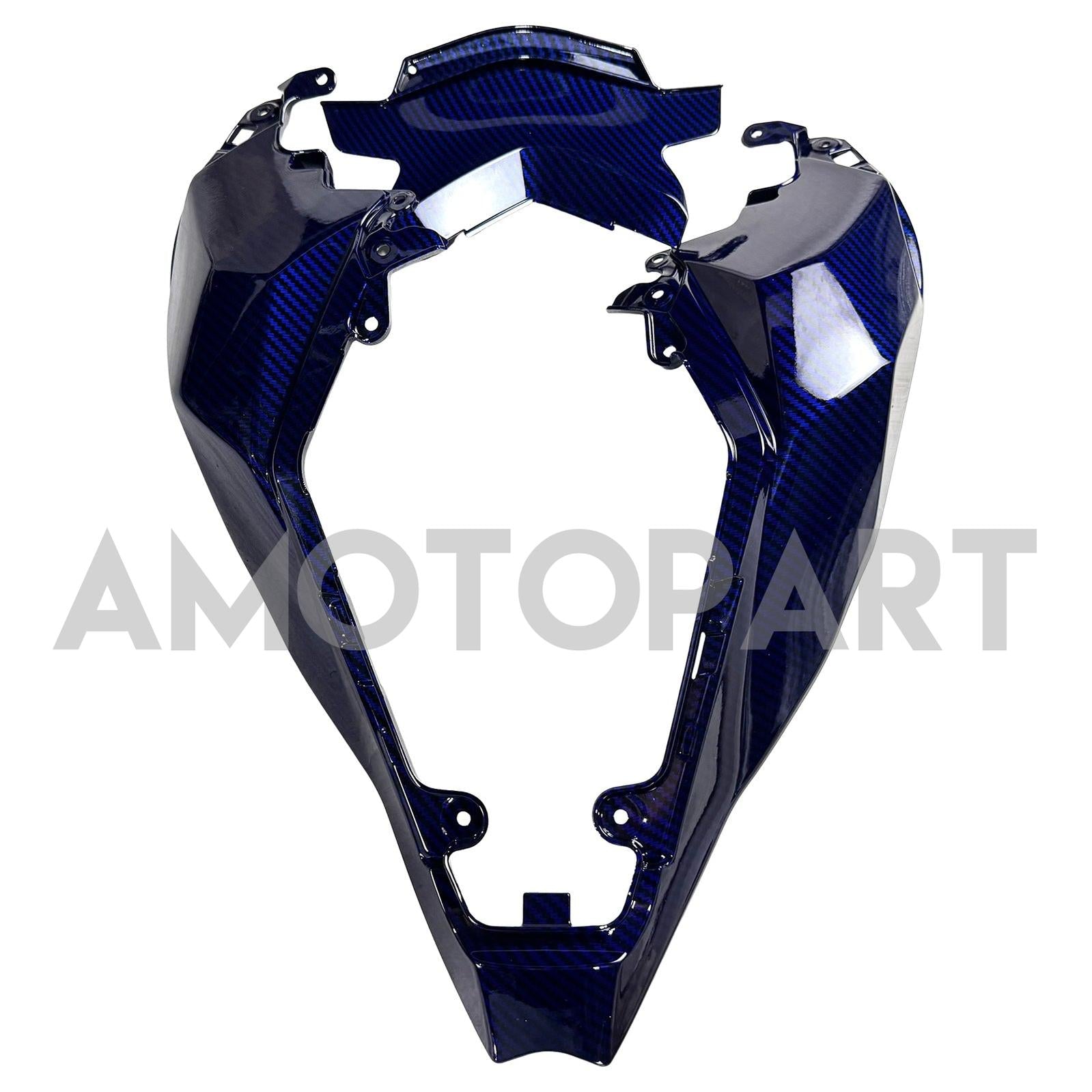 Amotopart 2021-2025 Kawasaki ZX14R ZZR1400 Carbon Fiber Grey Blue Fairing Kit