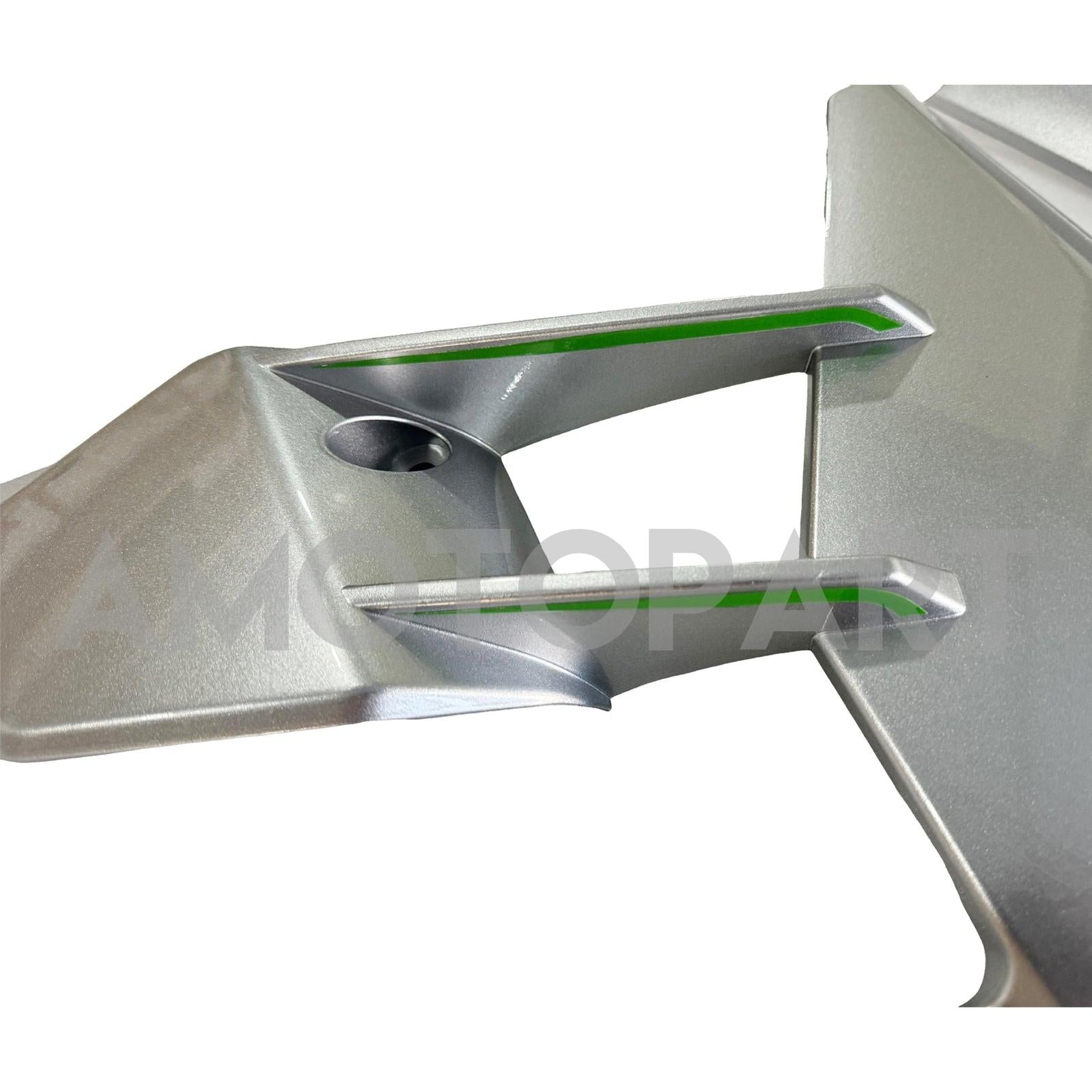 Amotopart 2015-2022 Kawasaki Ninja H2 Sliver Grey Fairing Kit