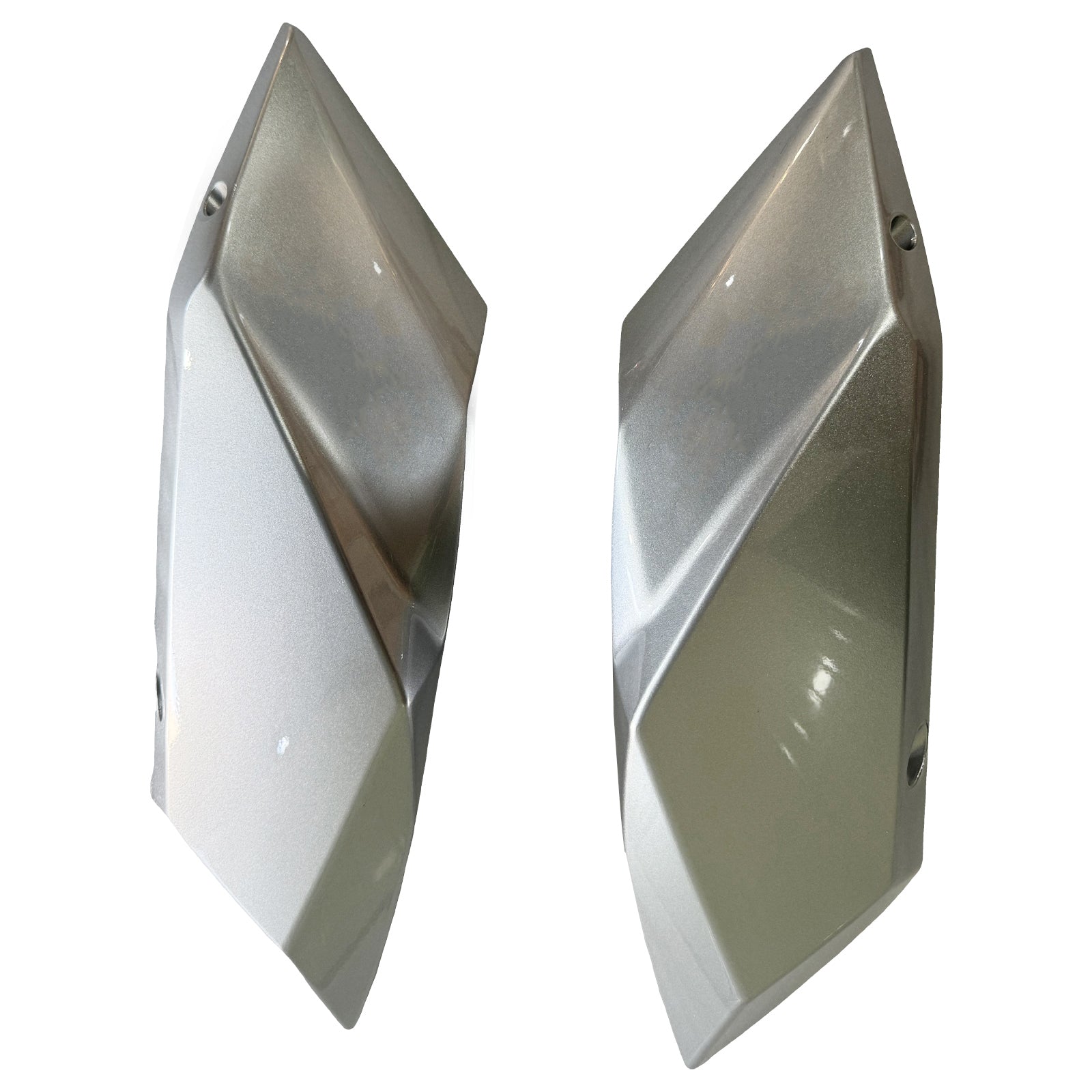 Amotopart 2015-2022 Kawasaki Ninja H2 Silver Grey Fairring Kit