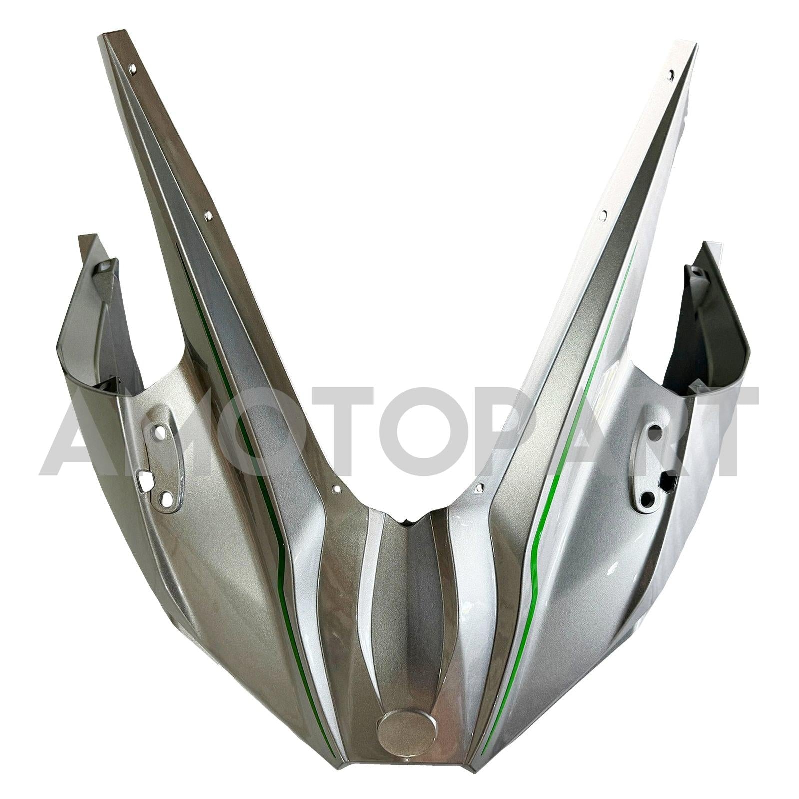 Amotopart 2015-2022 Kawasaki Ninja H2 Sliver Grey Fairing Kit