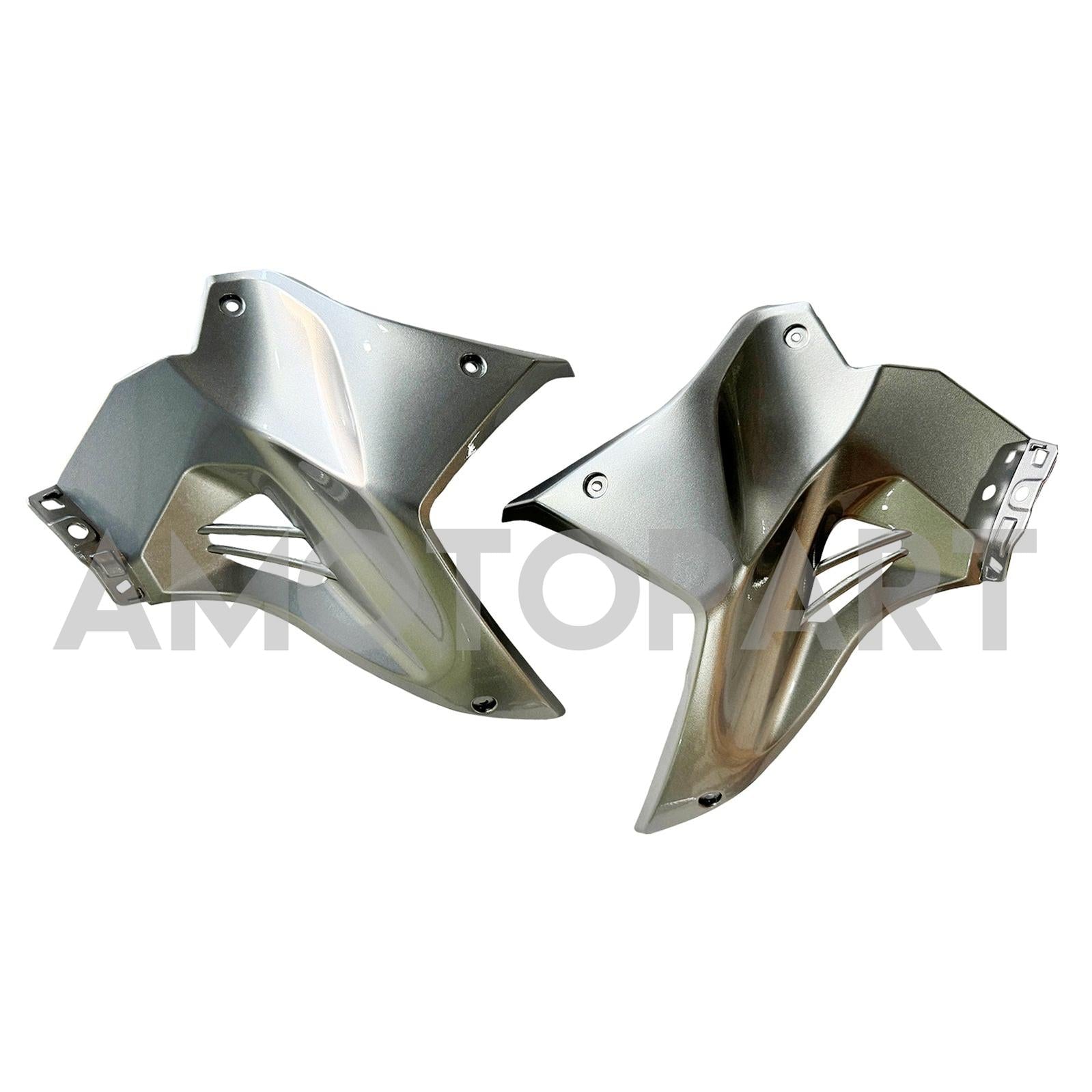 Amotopart 2015-2022 Kawasaki Ninja H2 Sliver Grey Fairing Kit