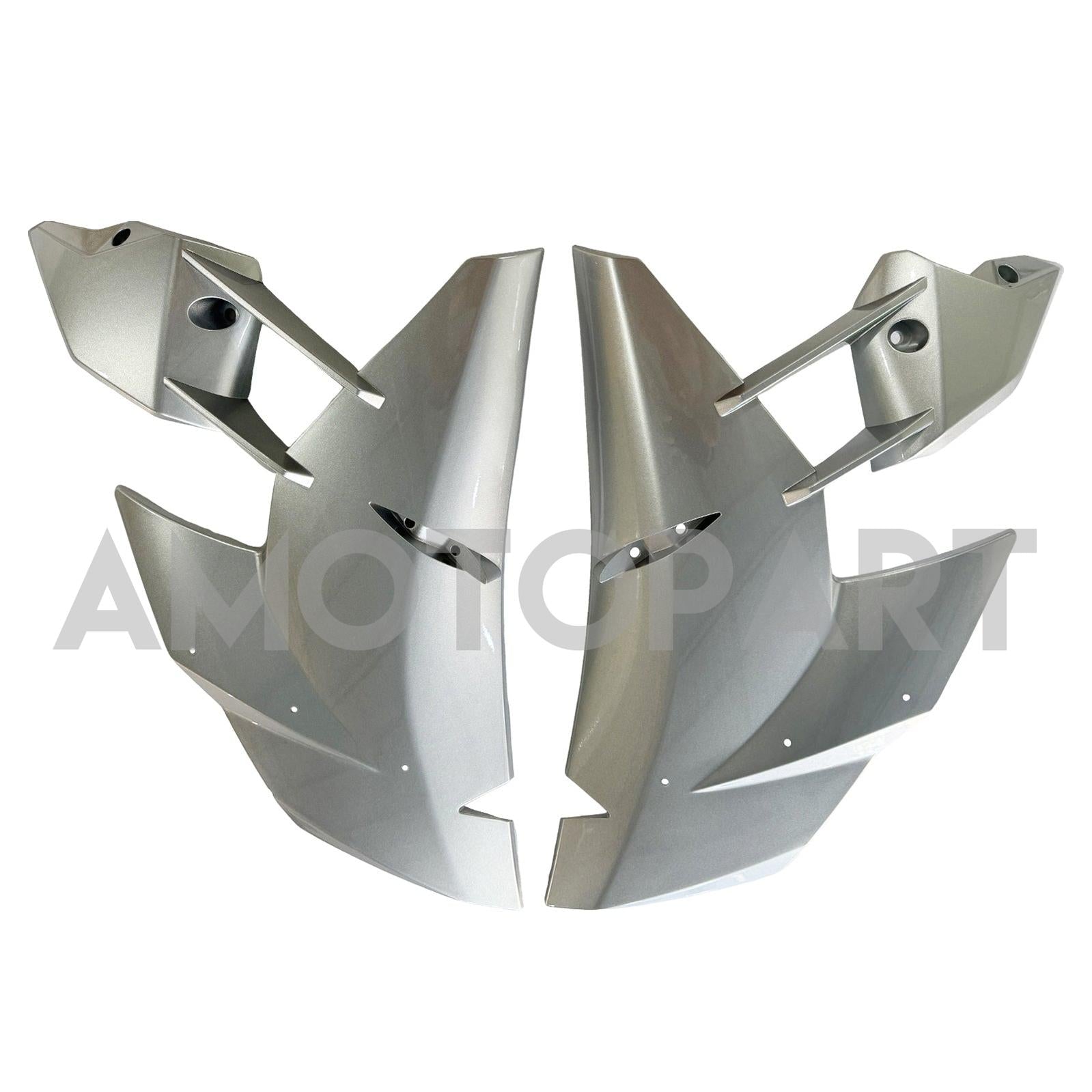 Amotopart 2015-2022 Kawasaki Ninja H2 Sliver Grey Fairing Kit