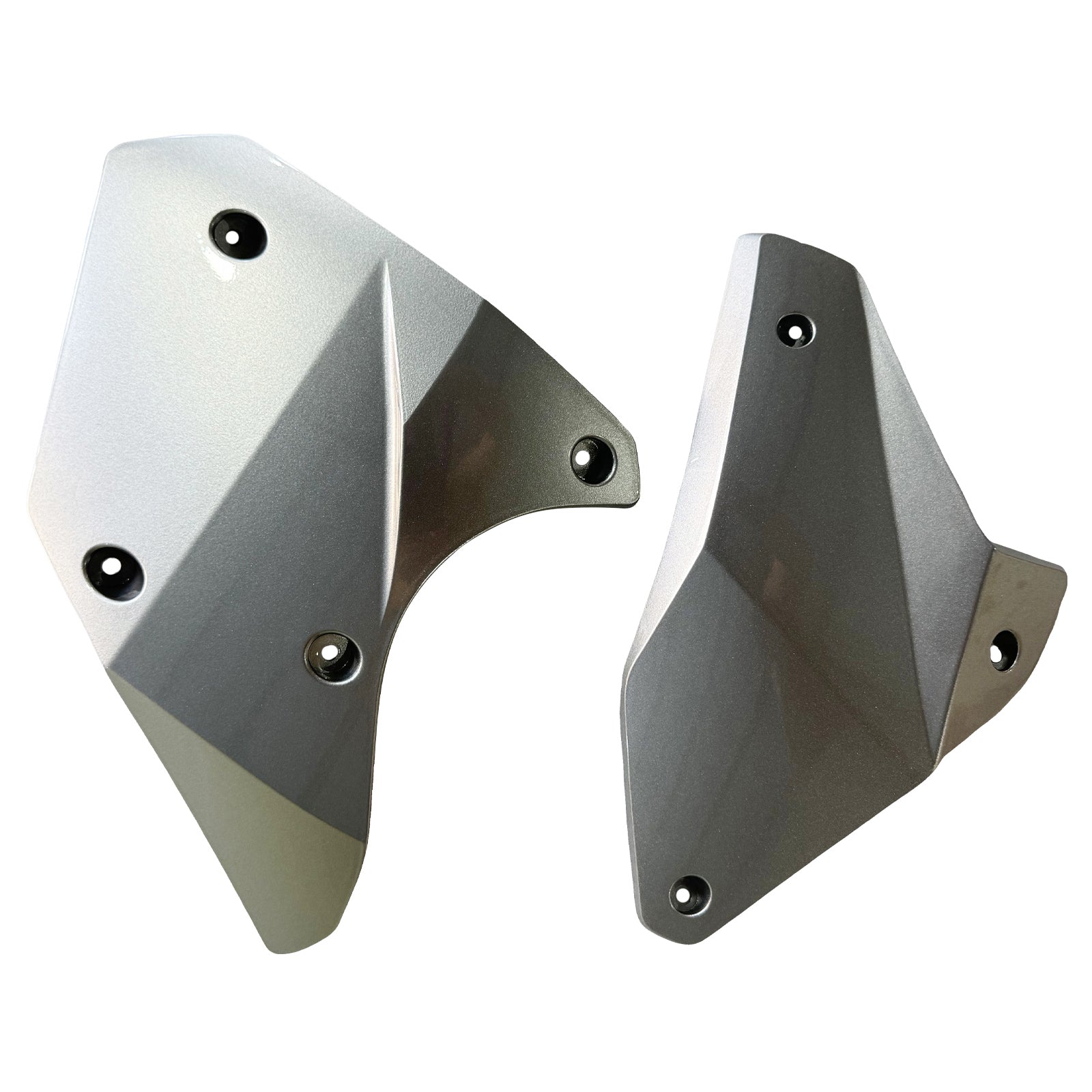 Amotopart 2015-2022 Kawasaki Ninja H2 Silver Grey Fairring Kit