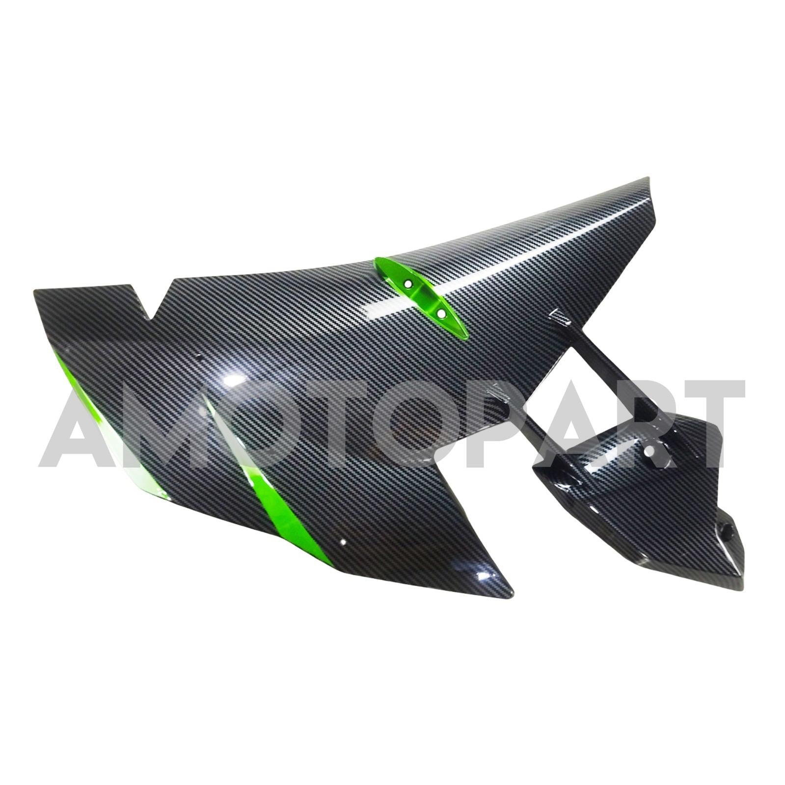 Amotopart 2015-2022 Kawasaki Ninja H2 Black Grey Carbon Fiber Fairing Kit