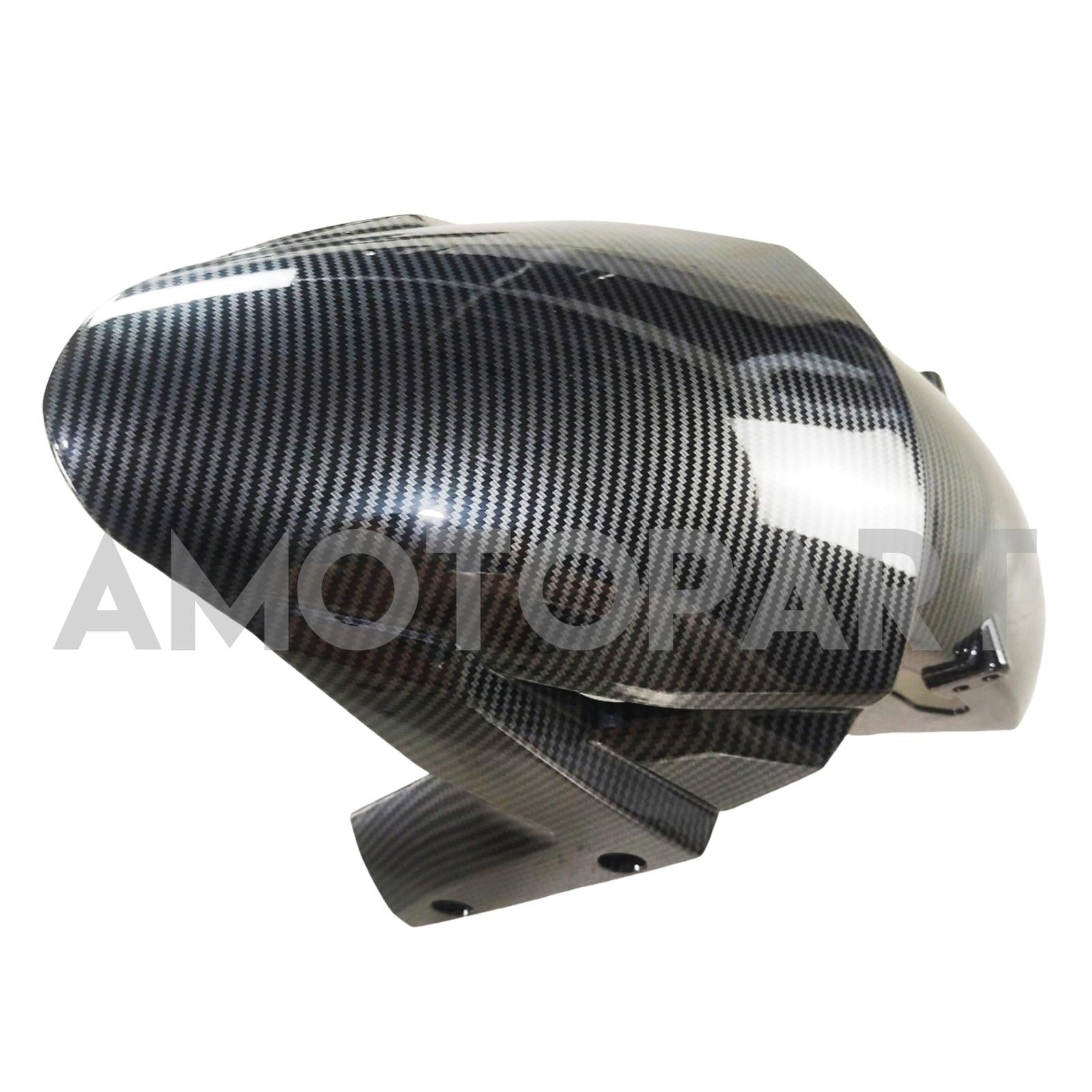 Amotopart 2015-2022 Kawasaki Ninja H2 Black Grey Carbon Fiber Fairing Kit