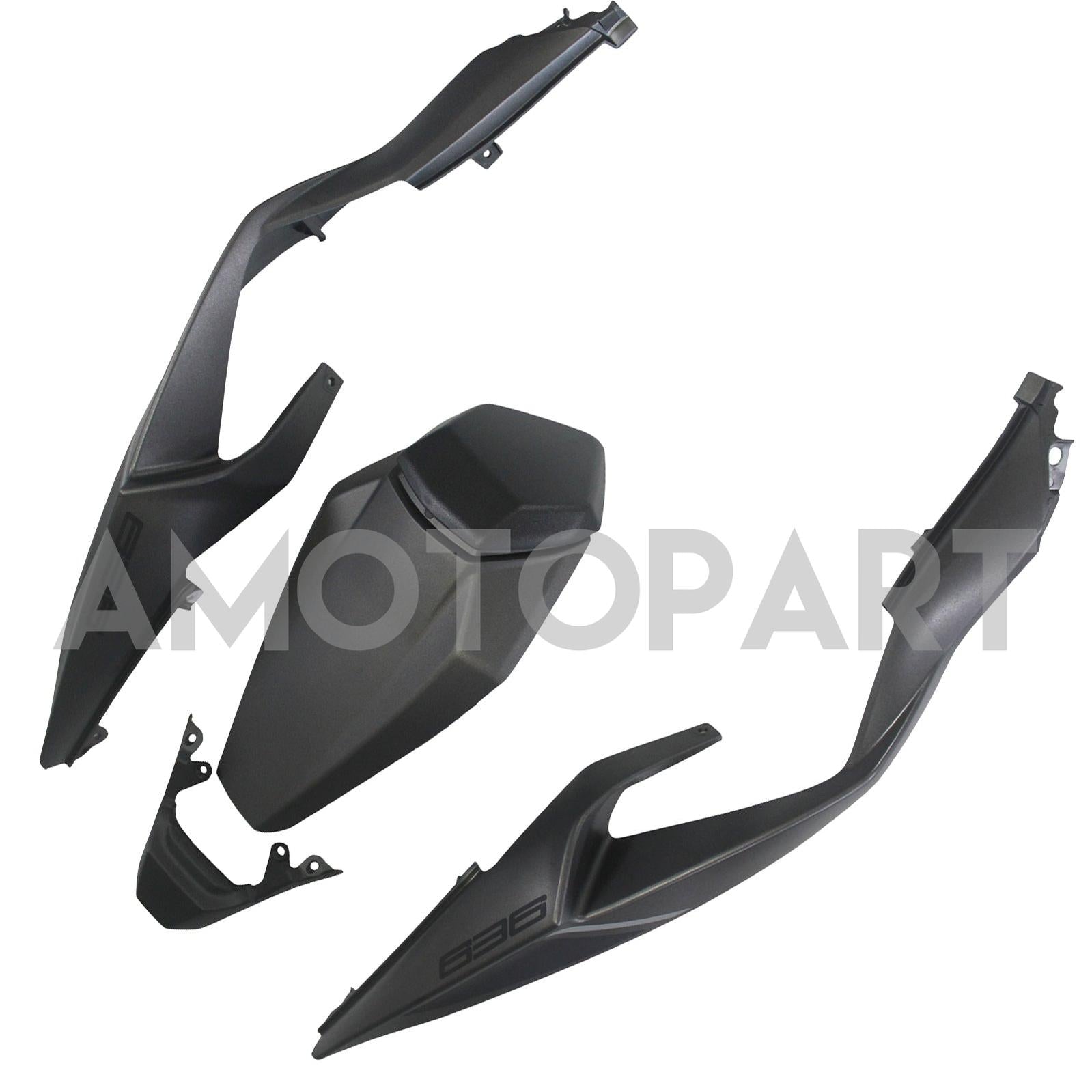 Amotopart 2024-2025 Kawasaki ZX6R Grey Fairing Kit