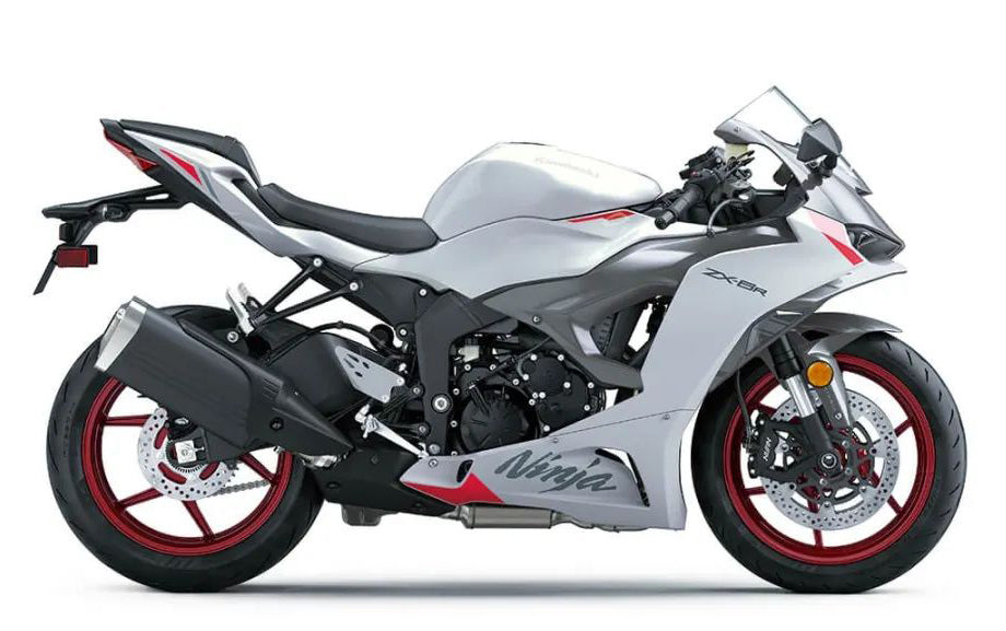 Amotopart 2024-2026 Kawasaki ZX6R Pearl White Fairing Kit