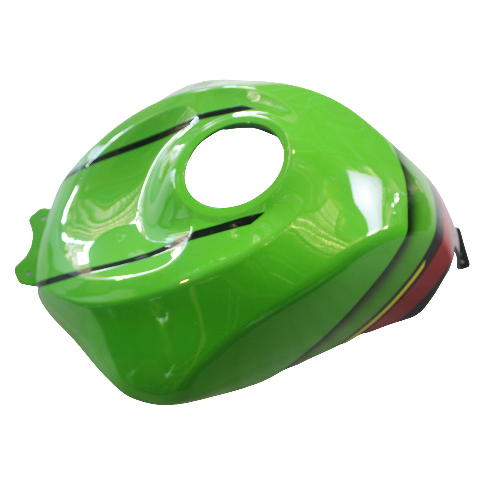 Amotopart 2024-2026 Kawasaki ZX6R Black Green Red Fairing Kit