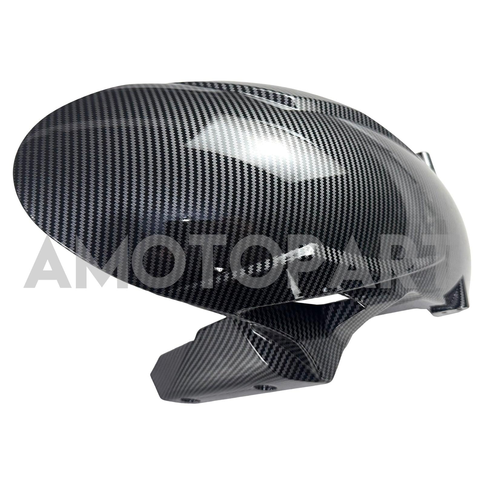 Amotopart 2024-2026 Kawasaki ZX-6R Carbon Fiber Pattern Fairing Kit