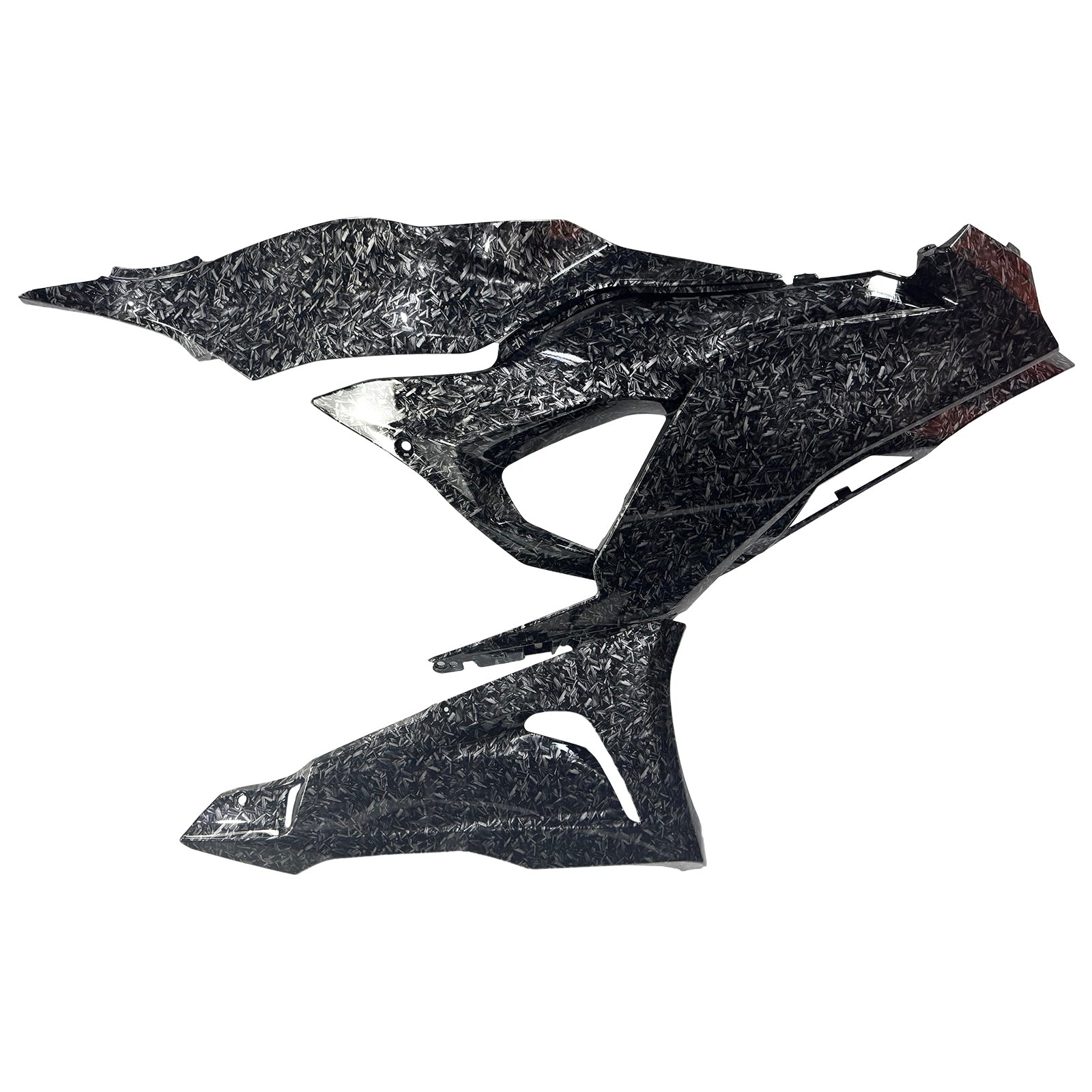 Amotopart 2024-2025 KAWASAKI ZX-6R Kit de carénage en fibre de carbone forgée