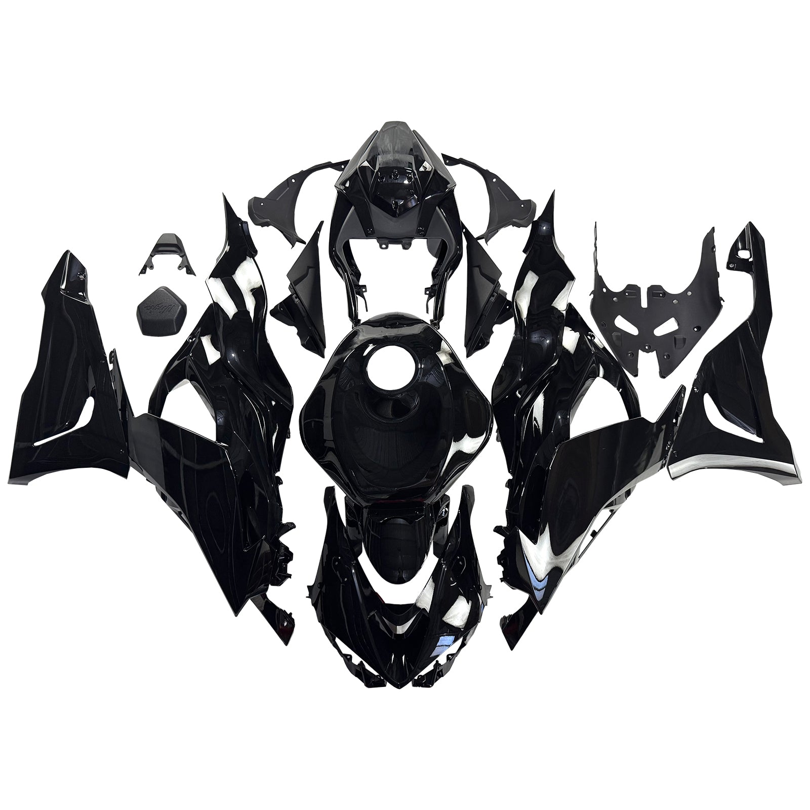 Amotopart 2024-2025 Kawasaki ZX-6R Black Fairing Kit