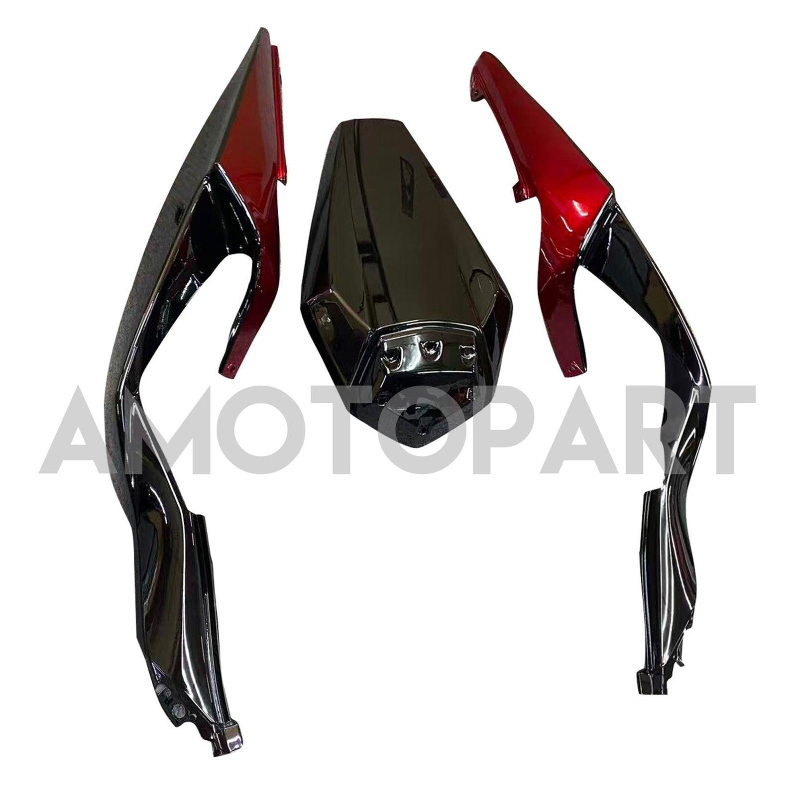 Amotopart 2024-2026 Kawasaki ZX-6R Red Black Fairing Kit