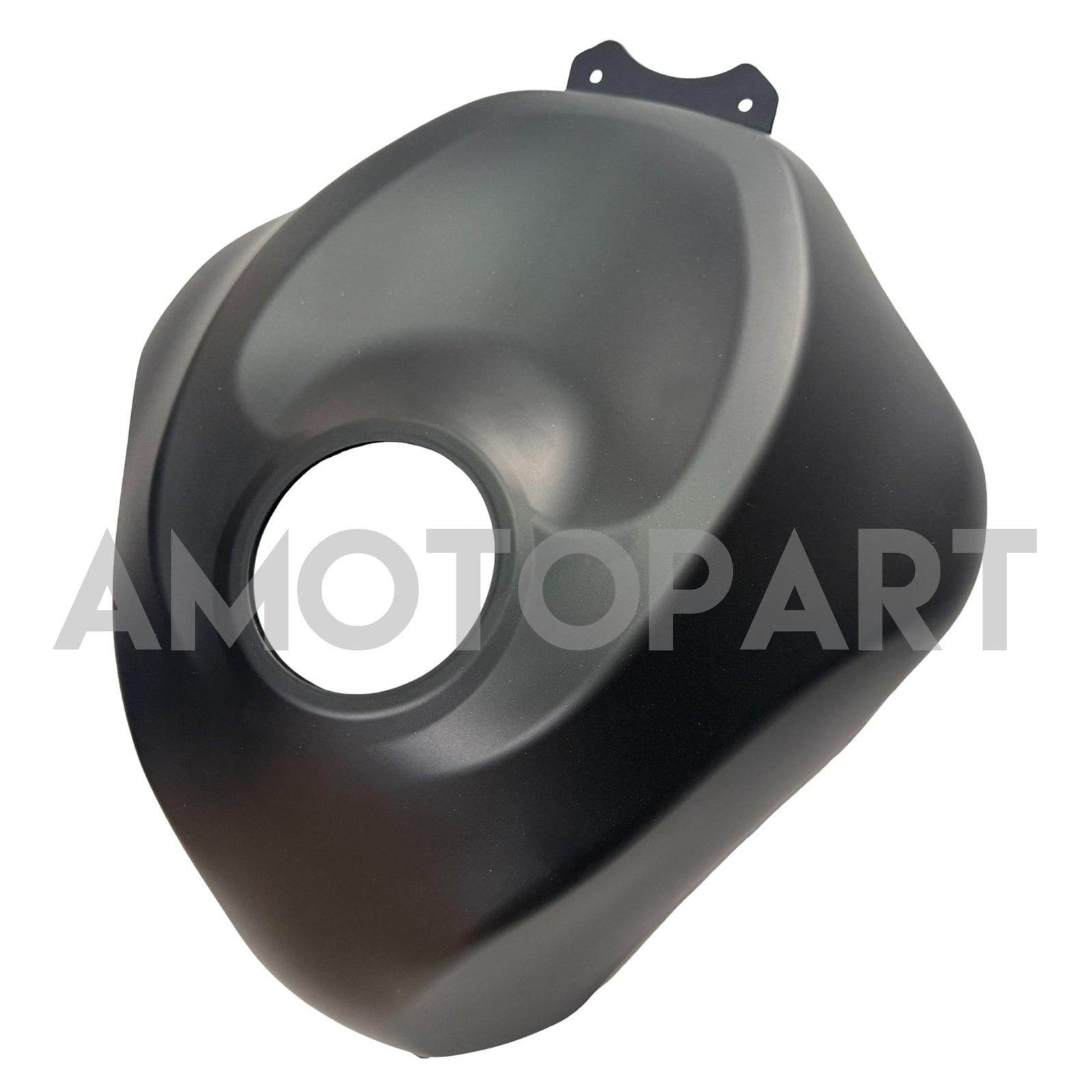 Amotopart 2024-2026 Kawasaki ZX-6R Black Forged Carbon Fiber Pattern Red Fairing Kit