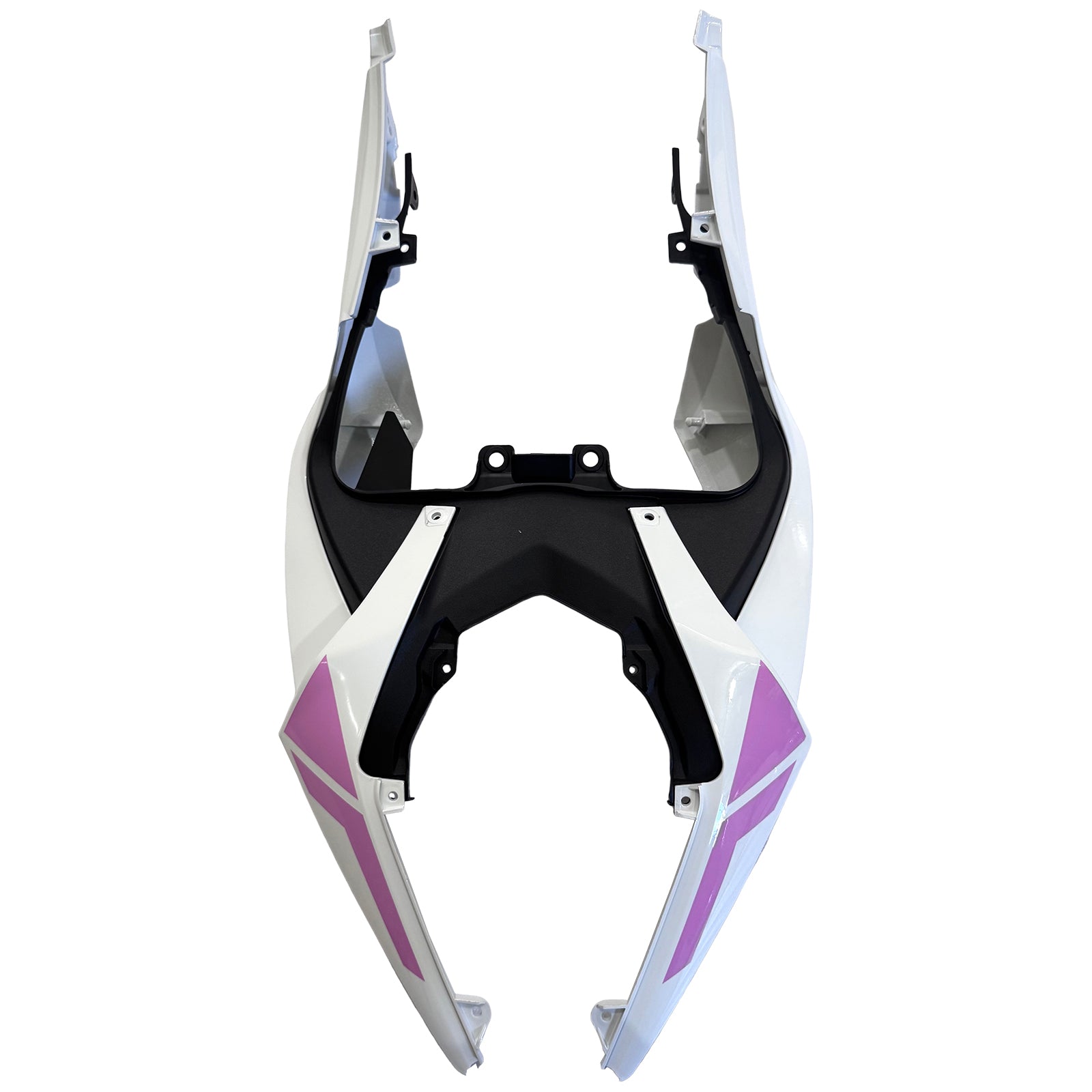 Amotopart 2024-2025 Kawasaki ZX-6R White Pink Fairing Kit