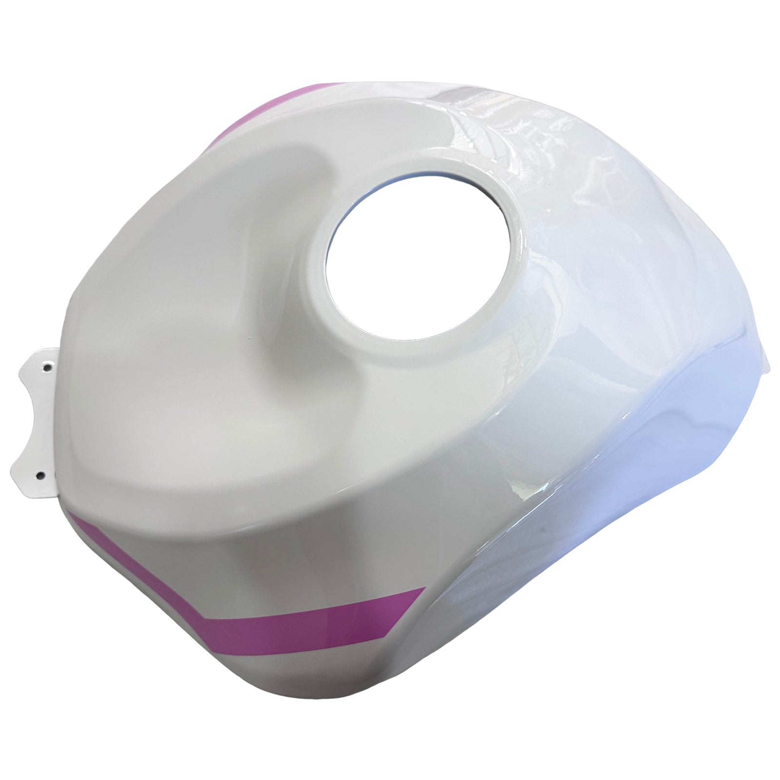 Amotopart 2024-2025 Kawasaki ZX-6R White Pink Fairing Kit