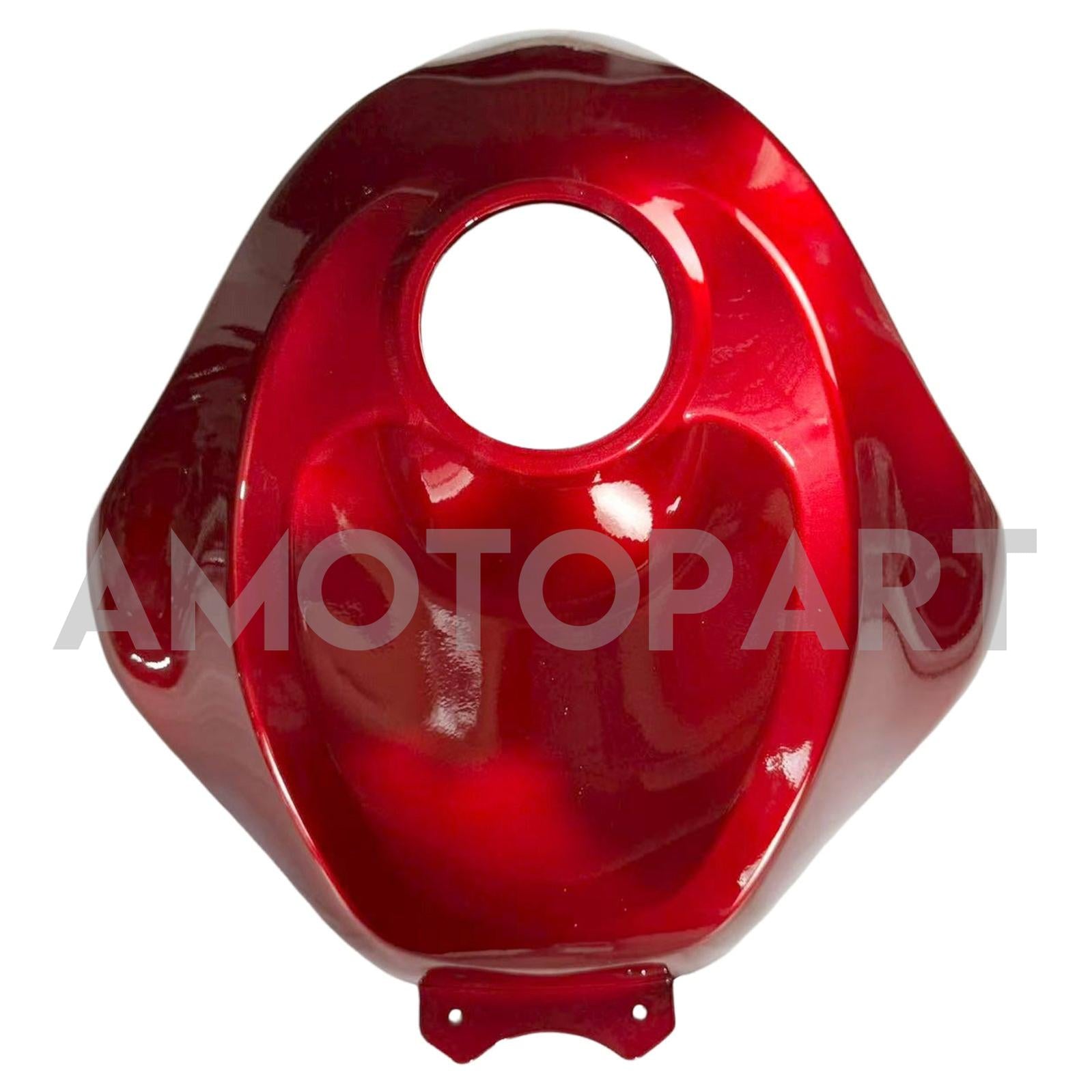 Amotopart 2024-2025 Kawasaki ZX6R Red&Carbon Fiber Fairing Kit