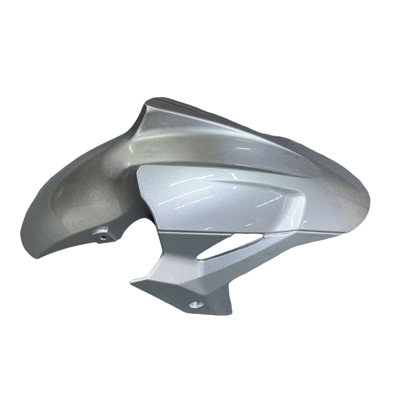 Amotopart 2024-2025 Kawasaki Ninja 500 Metallic Silver Fairing Kit