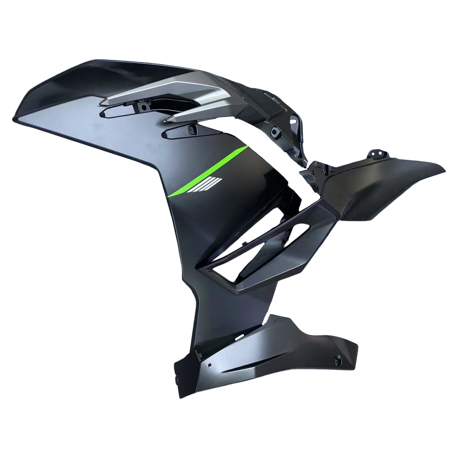 Amotopart 2024-2025 Kawasaki Ninja 500 Matte Black Fairing Kit
