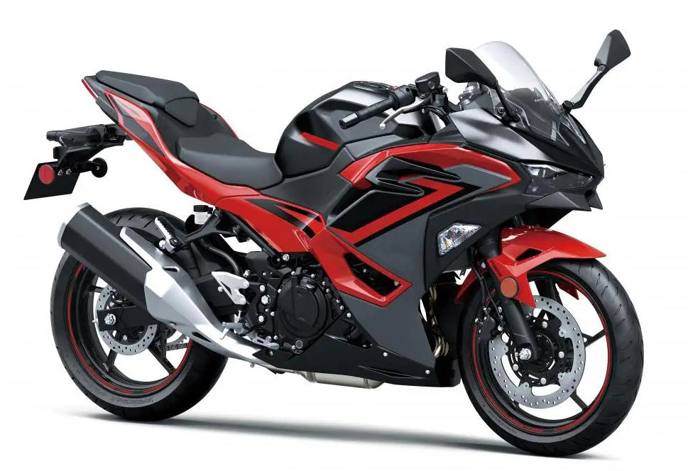 Funda O Cubierta De Moto Negra Y Roja – Compatible Con Kawasaki Ninja EX 250, 300, 500, 650 Y 650R