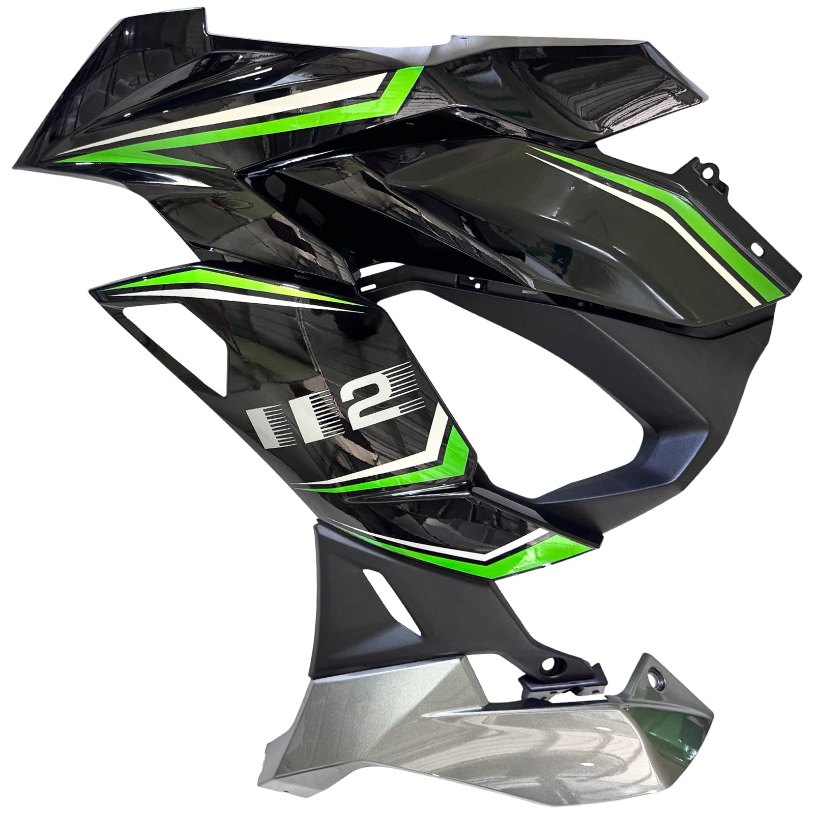 Amotopart 2020-2025 Kawasaki Z1000SX Ninja 1000SX/1100SX Black Green Grey Fairing Kit
