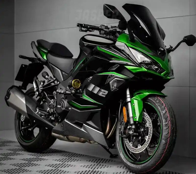 Amotopart 2020-2025 Kawasaki Z1000SX Ninja 1000SX/1100SX Black Green Grey Fairing Kit