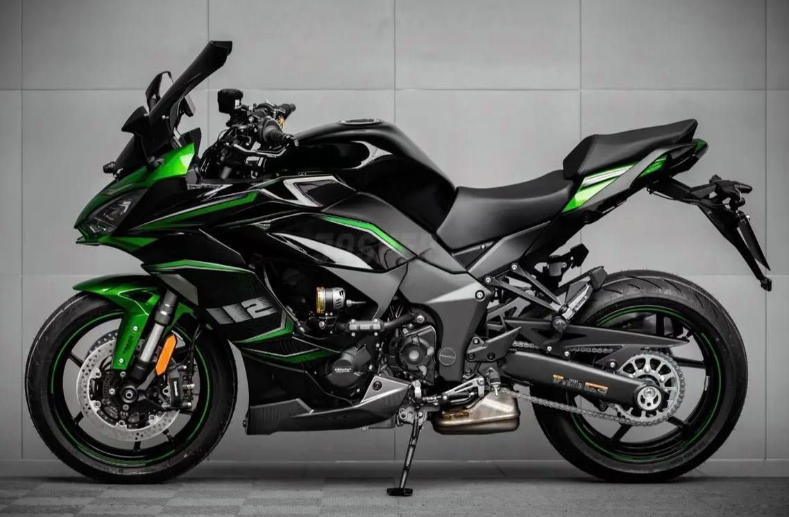 Amotopart 2020-2025 Kawasaki Z1000SX Ninja 1000SX/1100SX Black Green Grey Fairing Kit