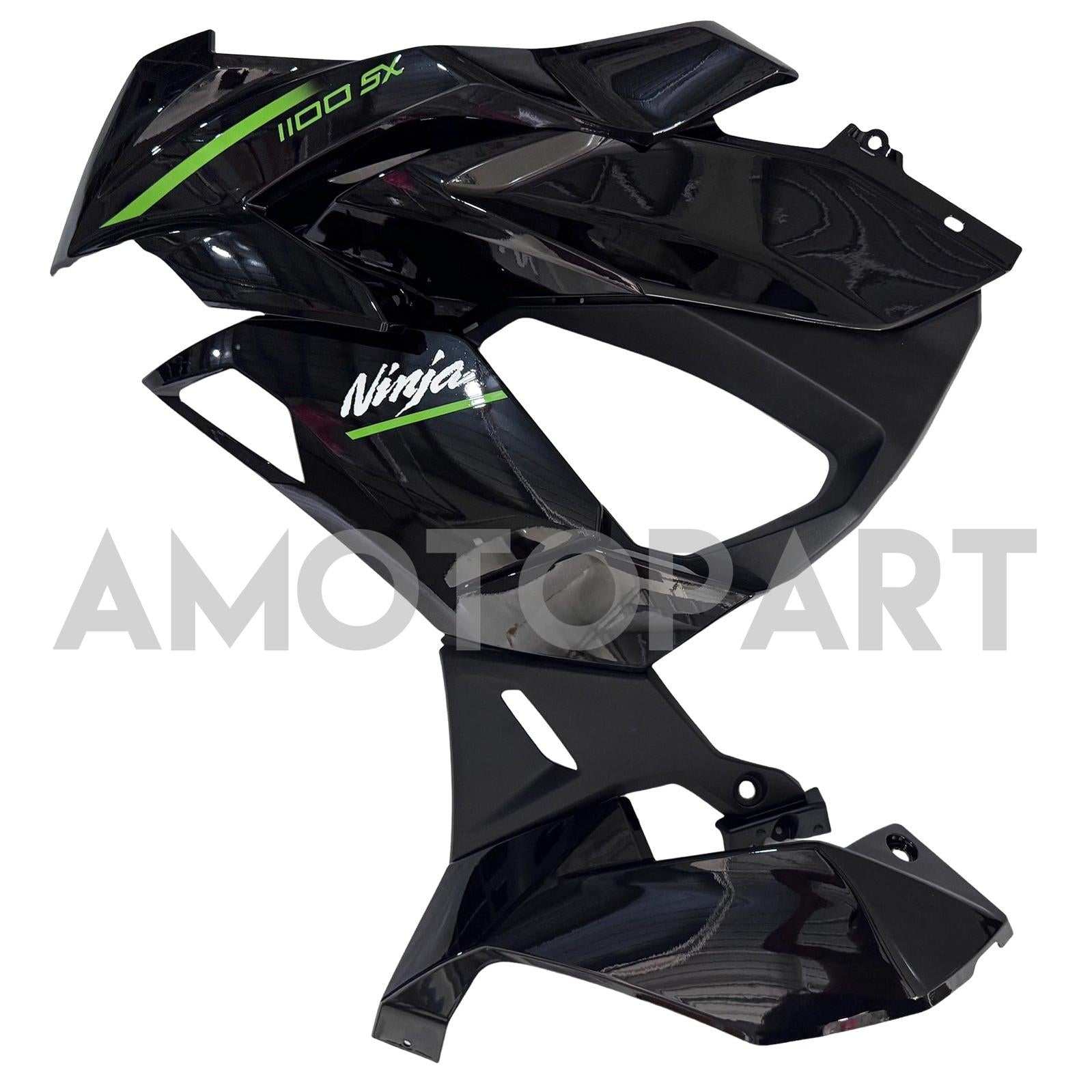 Amotopart 2020-2025 Kawasaki Z1000SX Ninja 1000SX/1100SX Black Fairing Kit