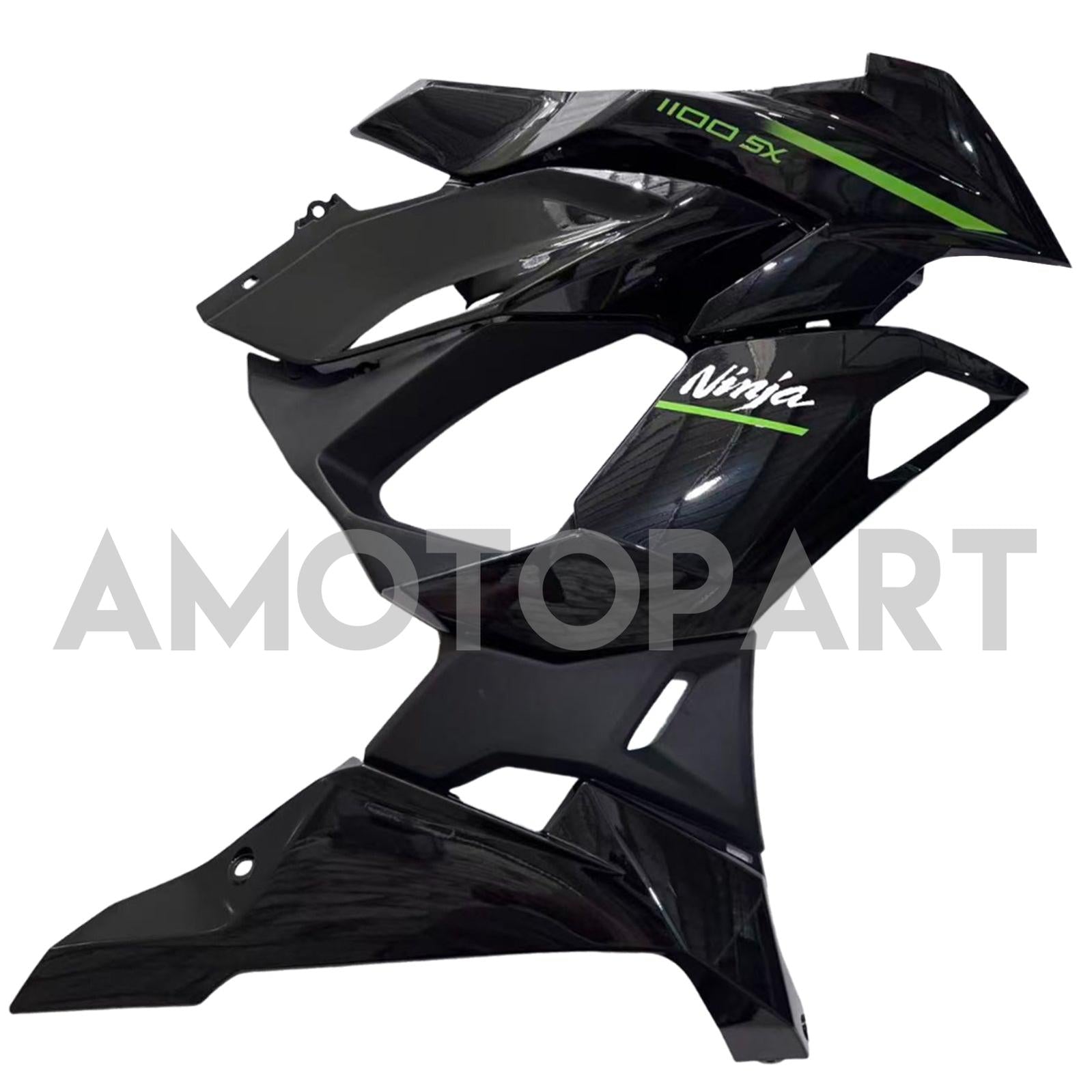 Amotopart 2020-2025 Kawasaki Z1000SX Ninja 1000SX/1100SX Black Fairing Kit
