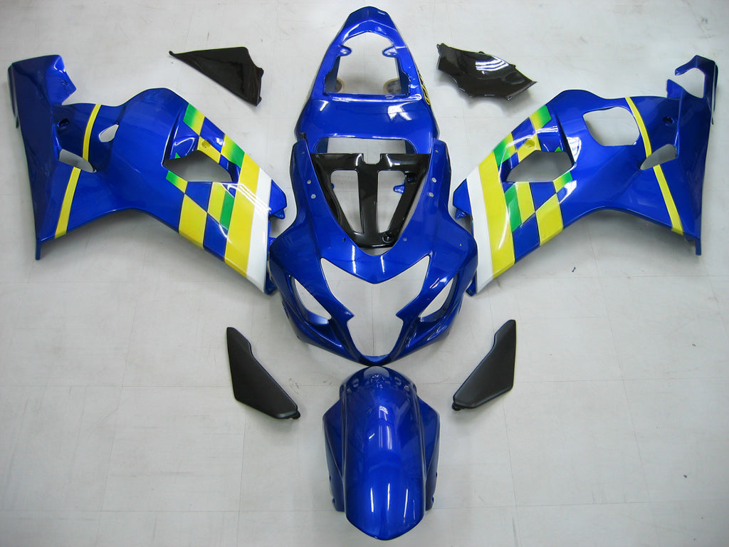 Amotopart 2004-2005 GSXR600750 Suzuki Fairing Blue Kit