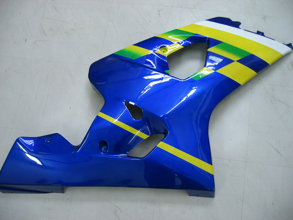 Amotopart 2004-2005 GSXR600750 Suzuki Fairing Blue Kit
