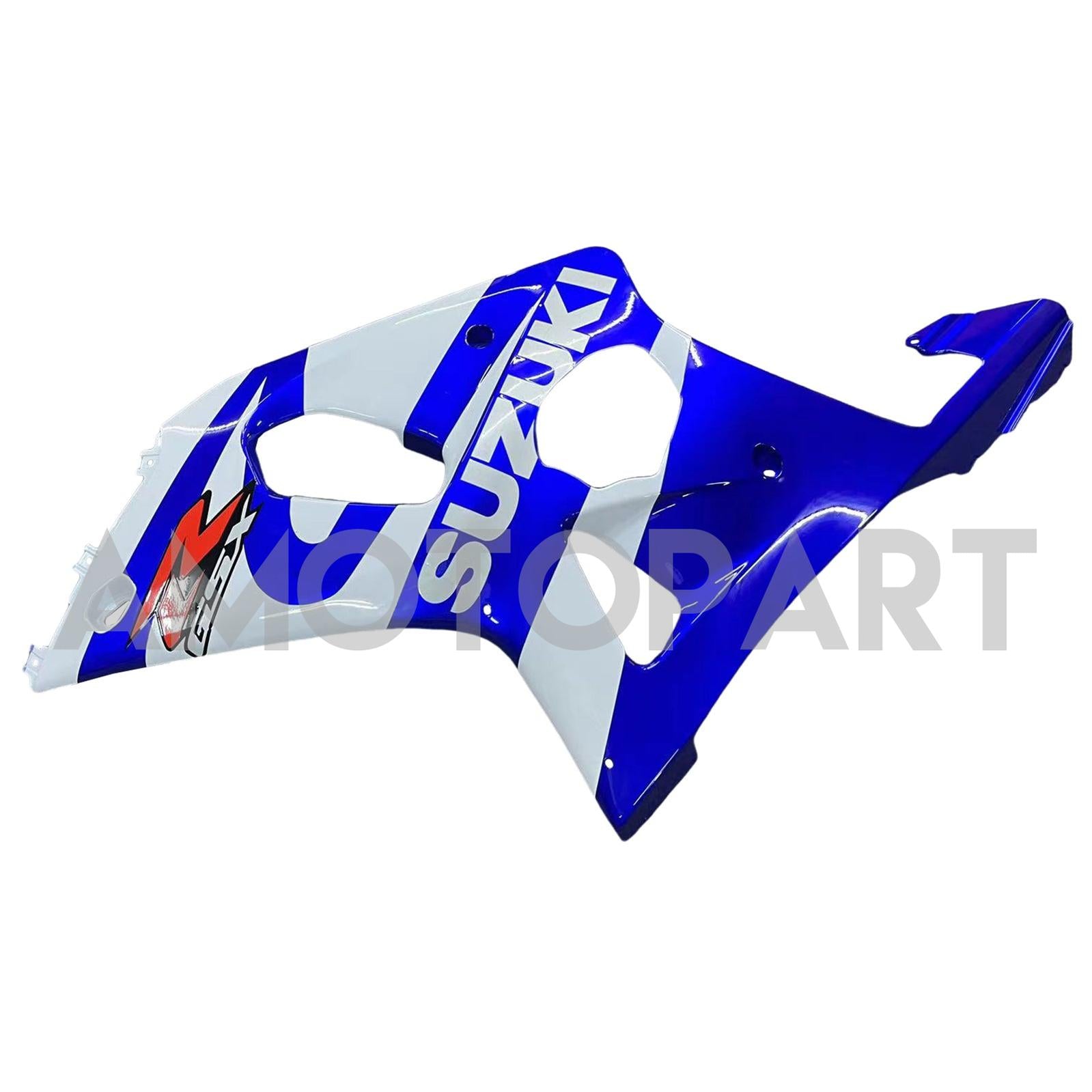Amotopart 2000-2002 Suzuki GSXR1000 Fairing Blue&White Style3 Kit